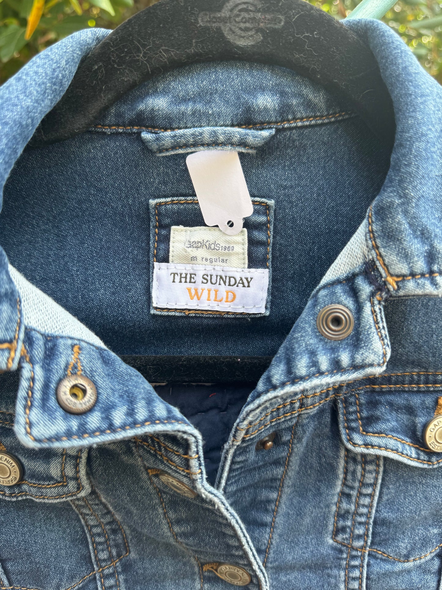 Handmade Up-cycled Jean Jacket - Kids