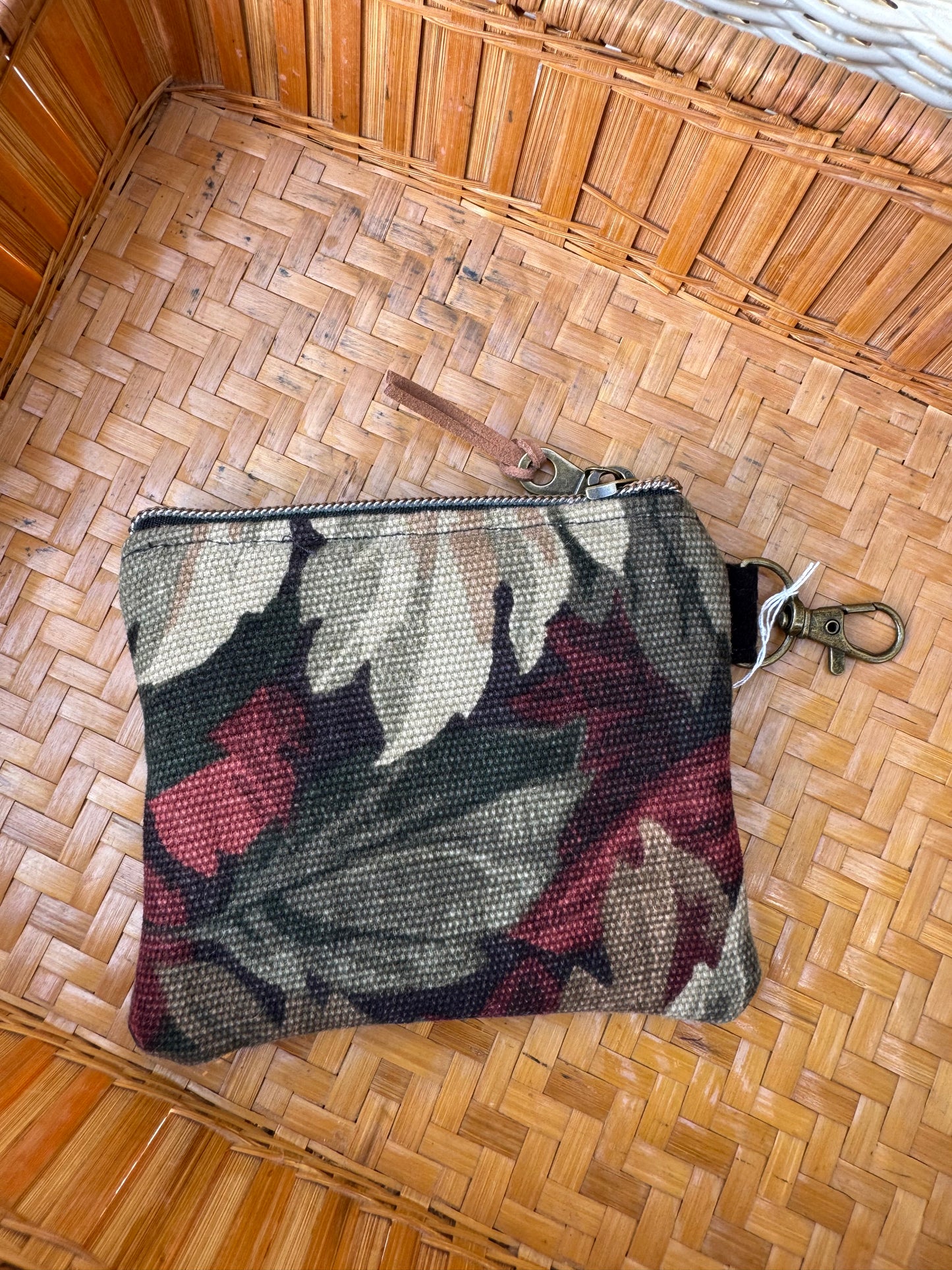 Handmade Vintage Keychain Pouch