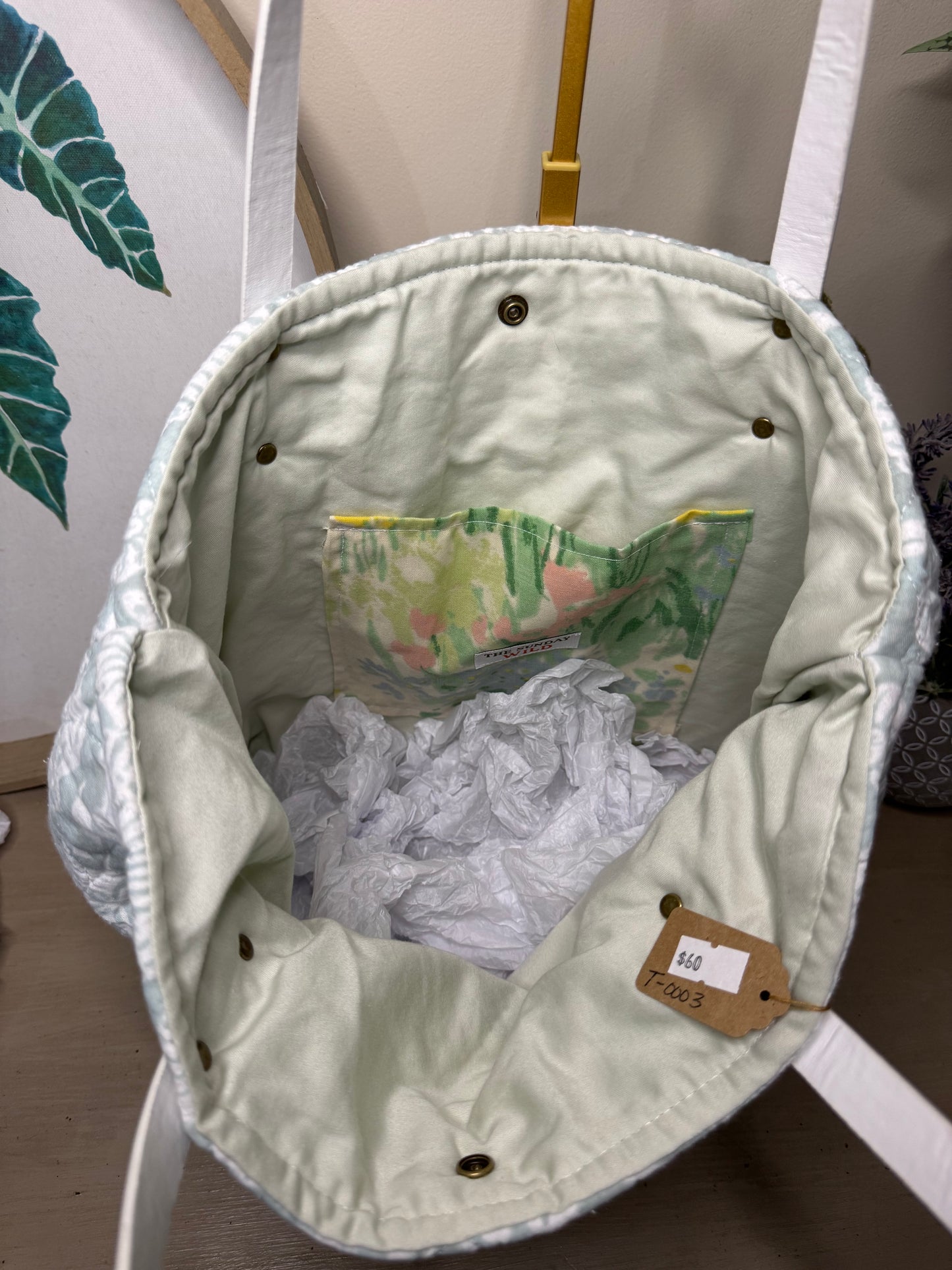 Coastal Quilt - Up-cycled Tote