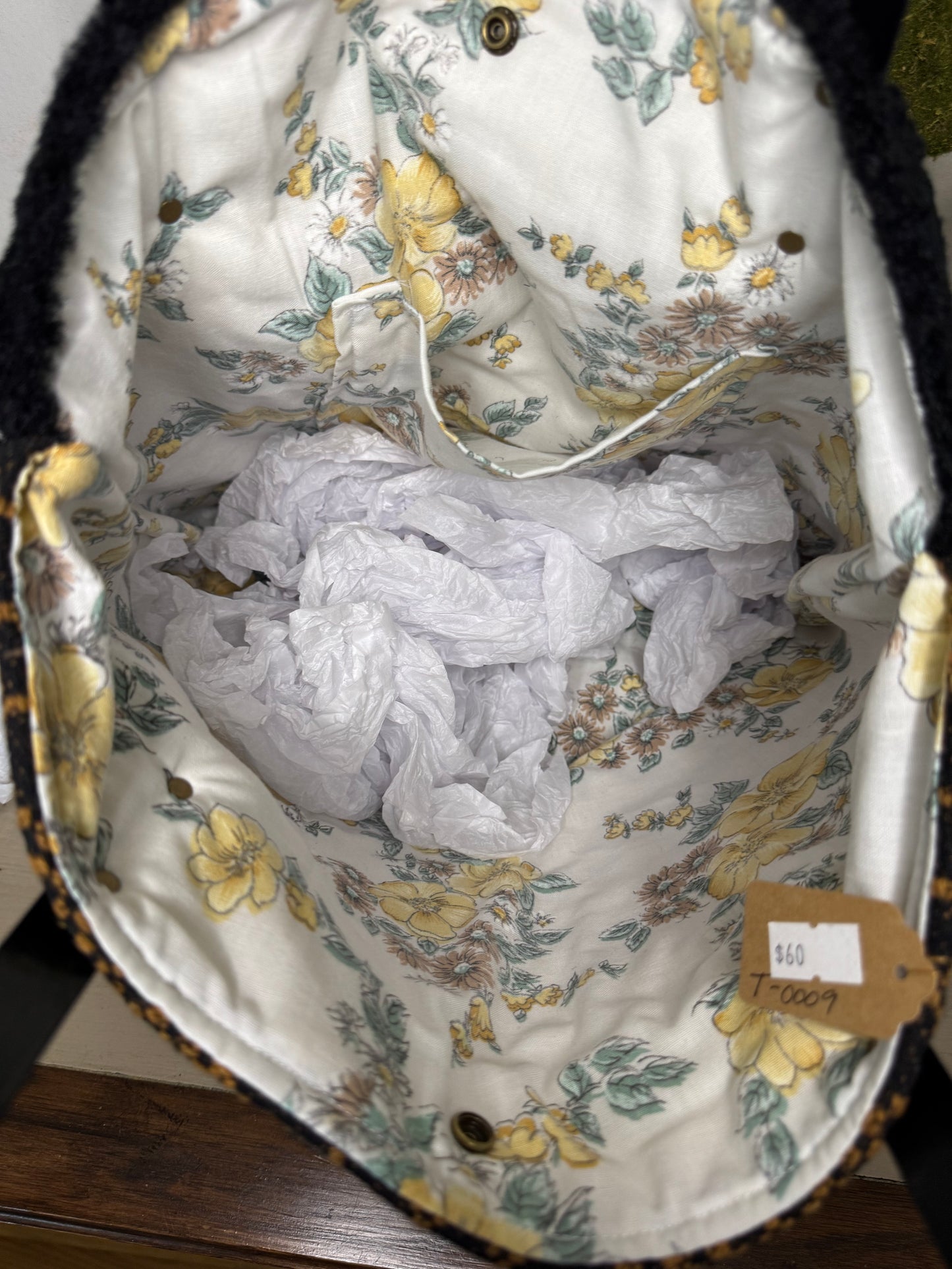 Woven Patterned - Up-cycled Tote