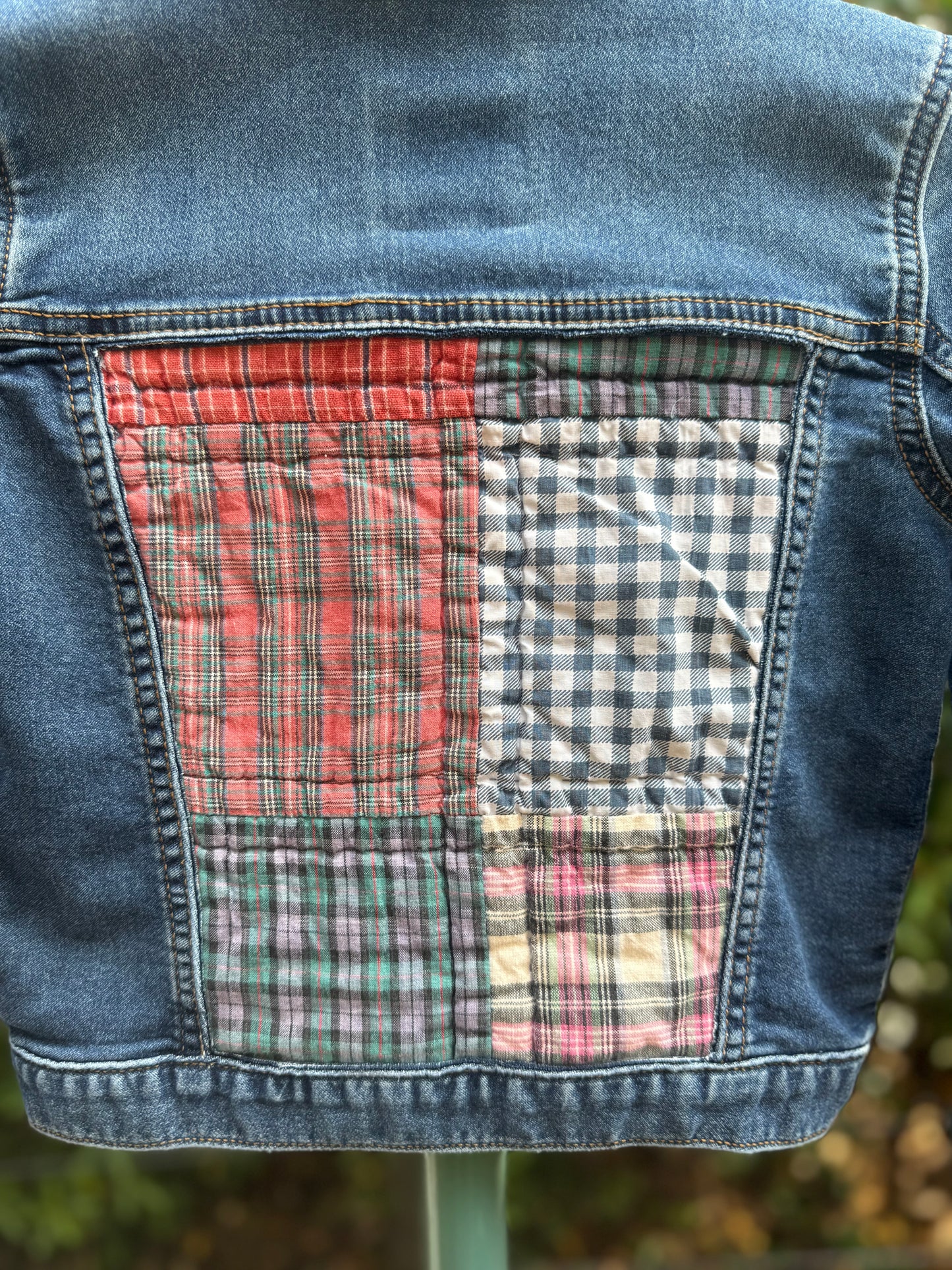 Handmade Up-cycled Jean Jacket - Kids
