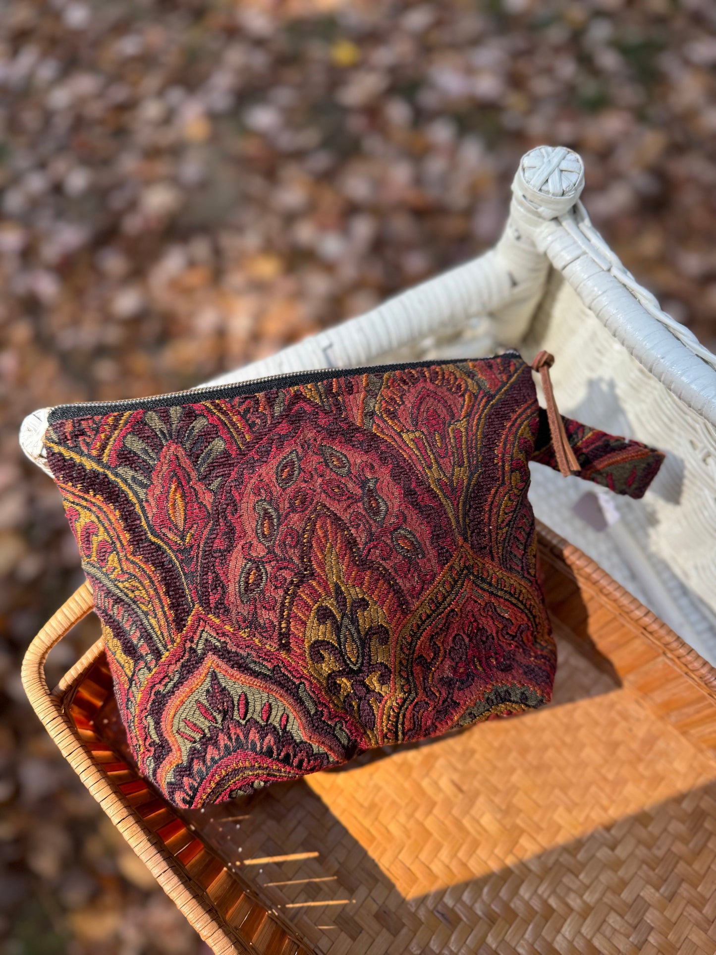 Handmade Vintage Cosmetic Bag
