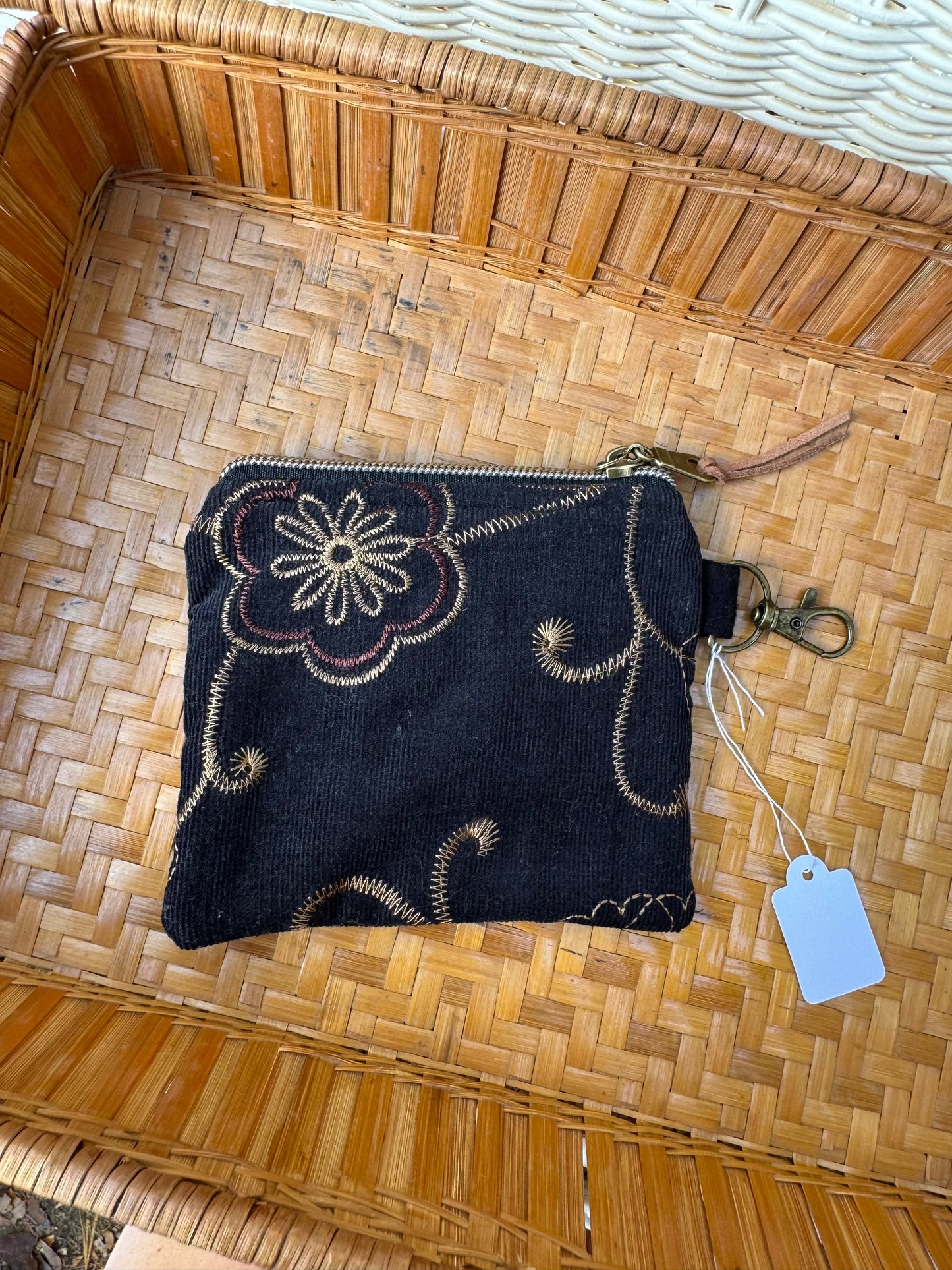 Handmade Vintage Keychain Pouch