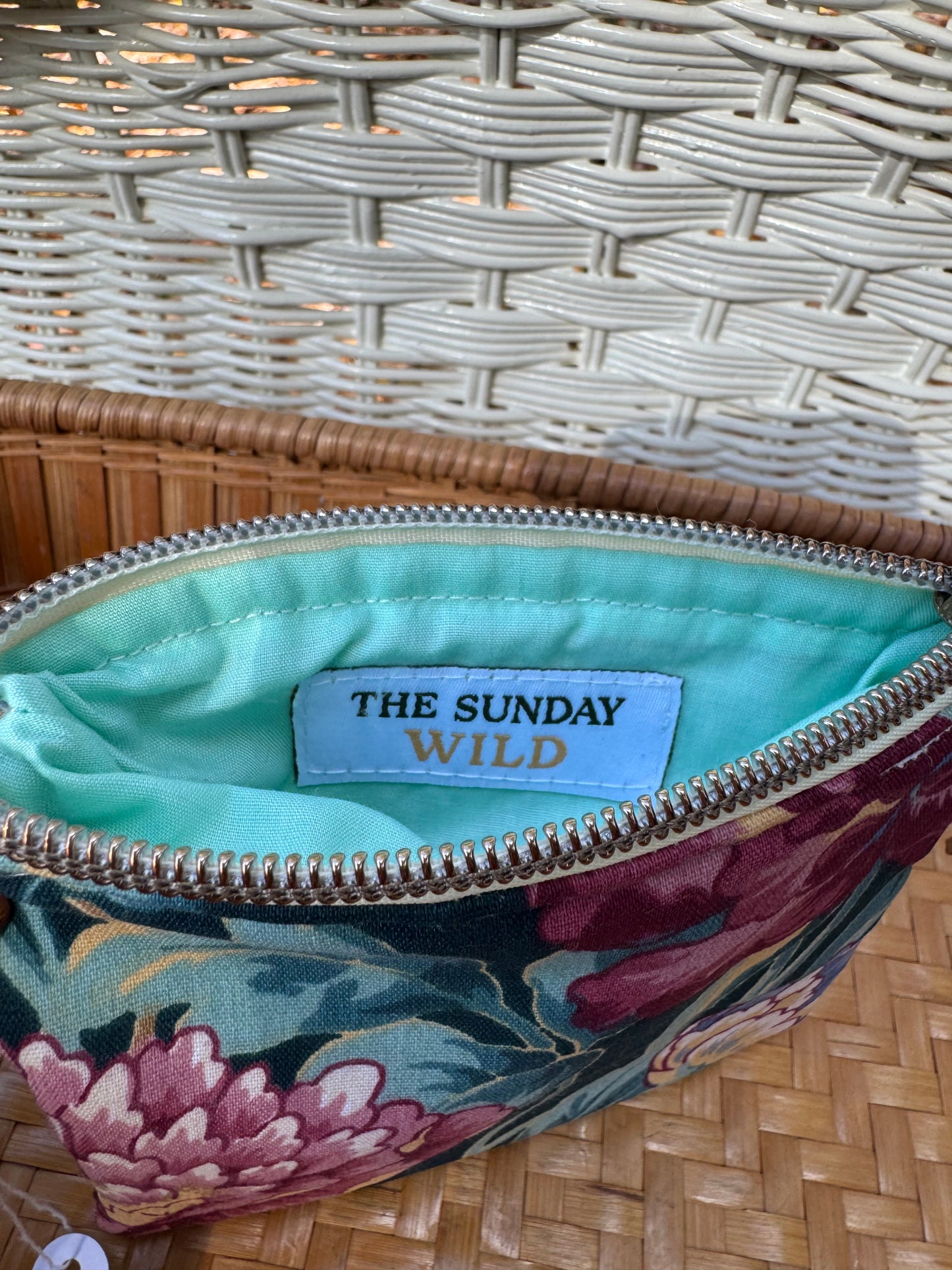 Handmade Vintage Keychain Pouch