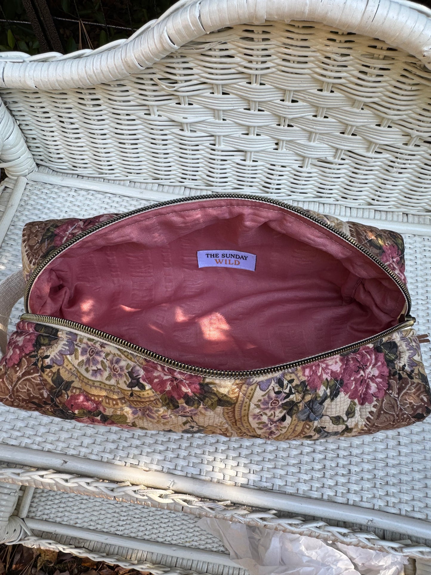Handmade Vintage Travel Bag