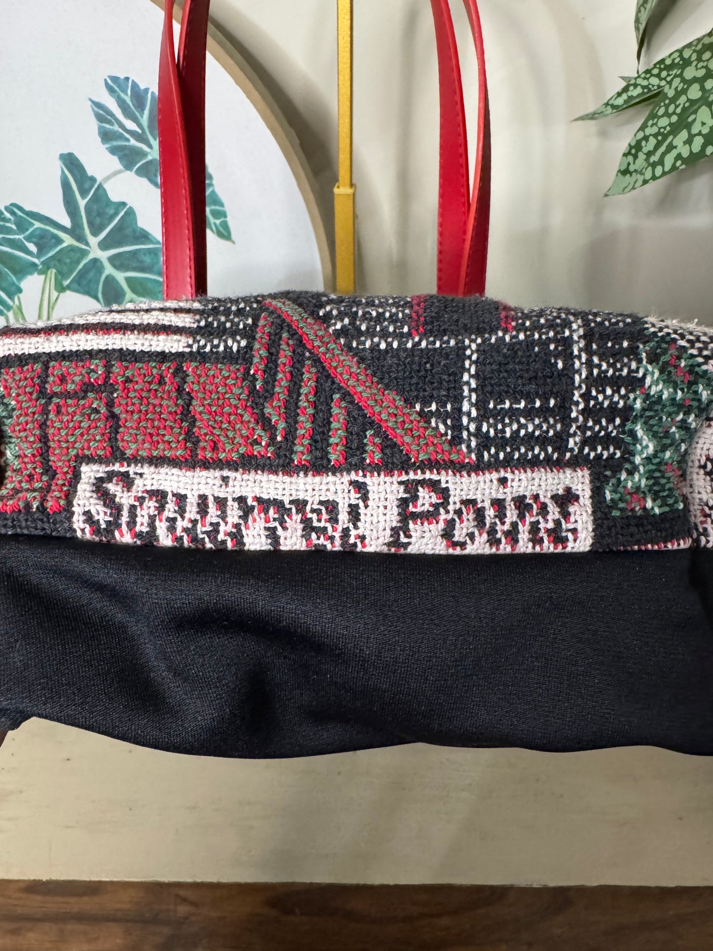 Lighthouse Tapestry - Up-cycled Tote