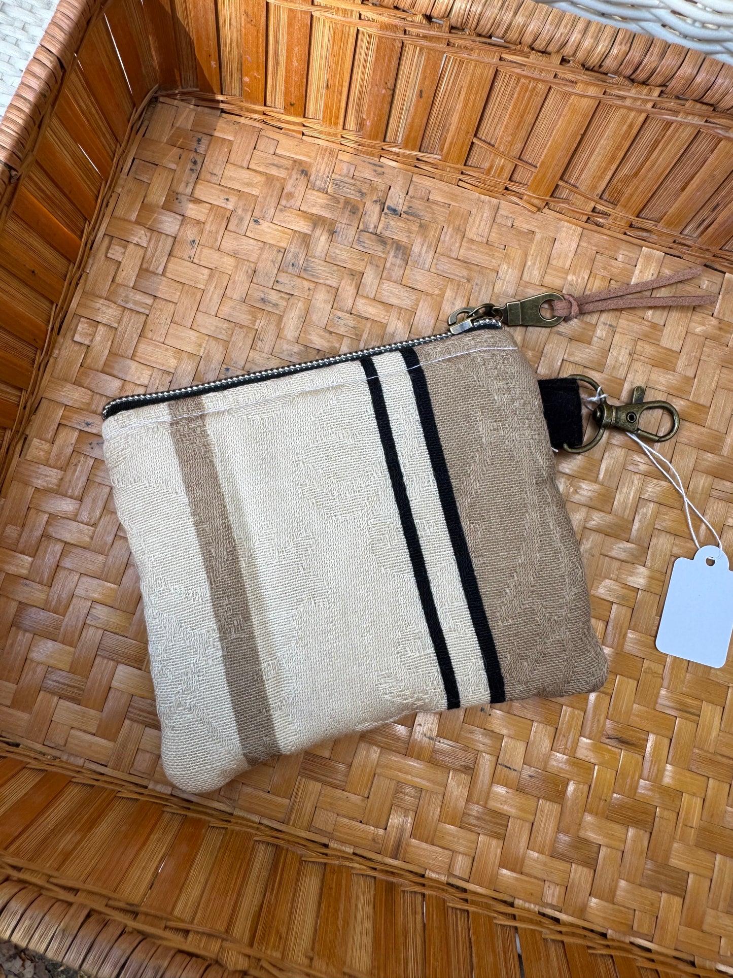 Handmade Vintage Keychain Pouch