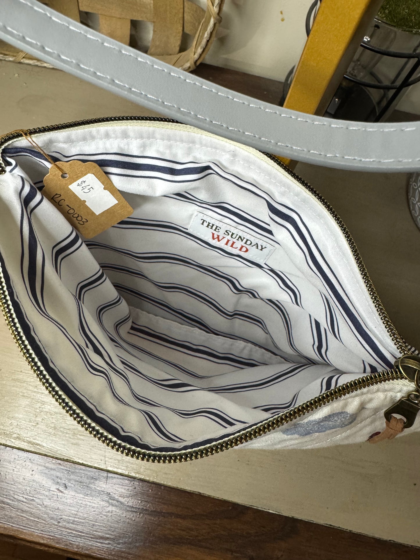 Quilted Lighthouse - Up-cycled Crossbody
