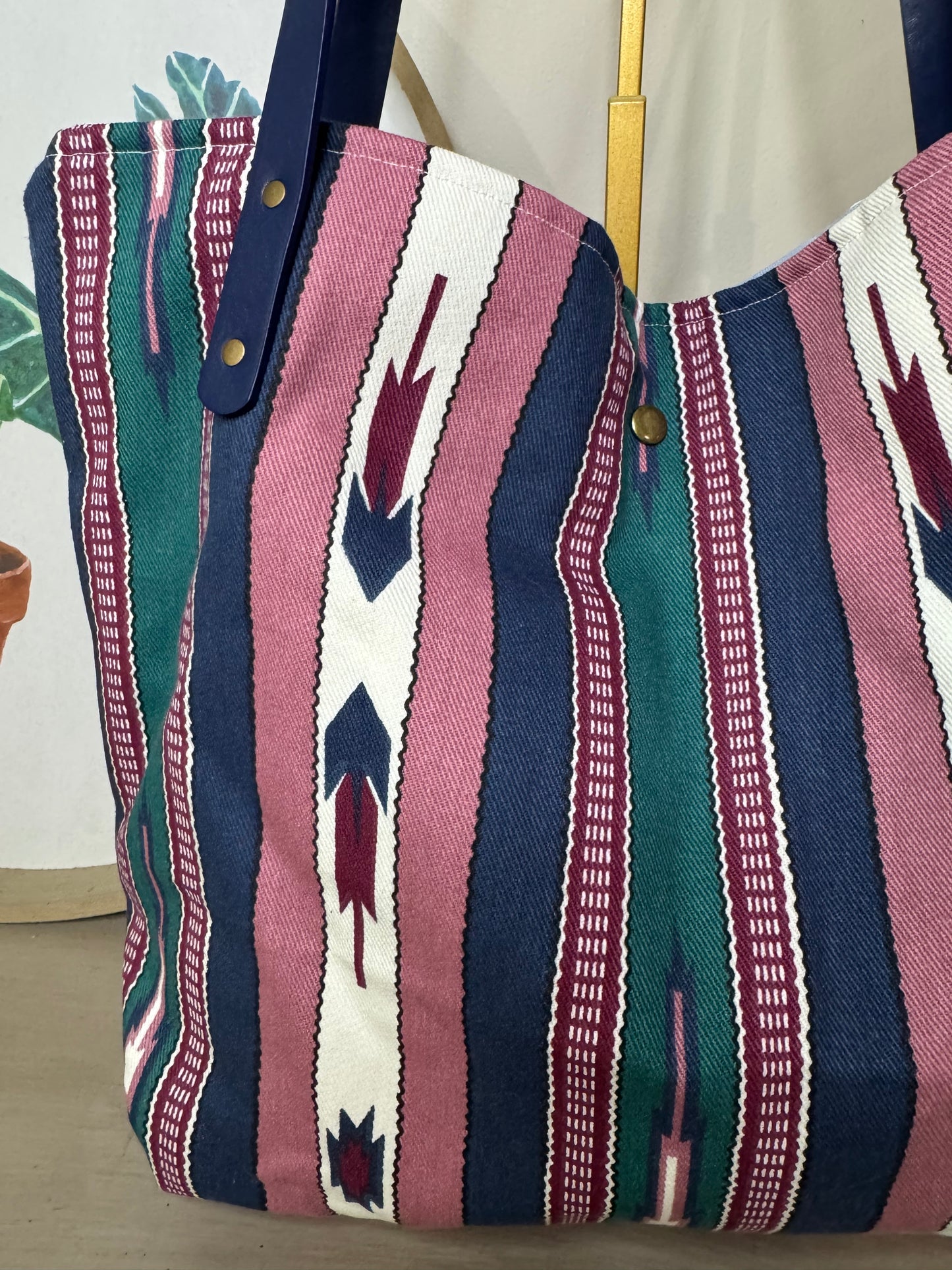 Tribal Print - Up-cycled Tote