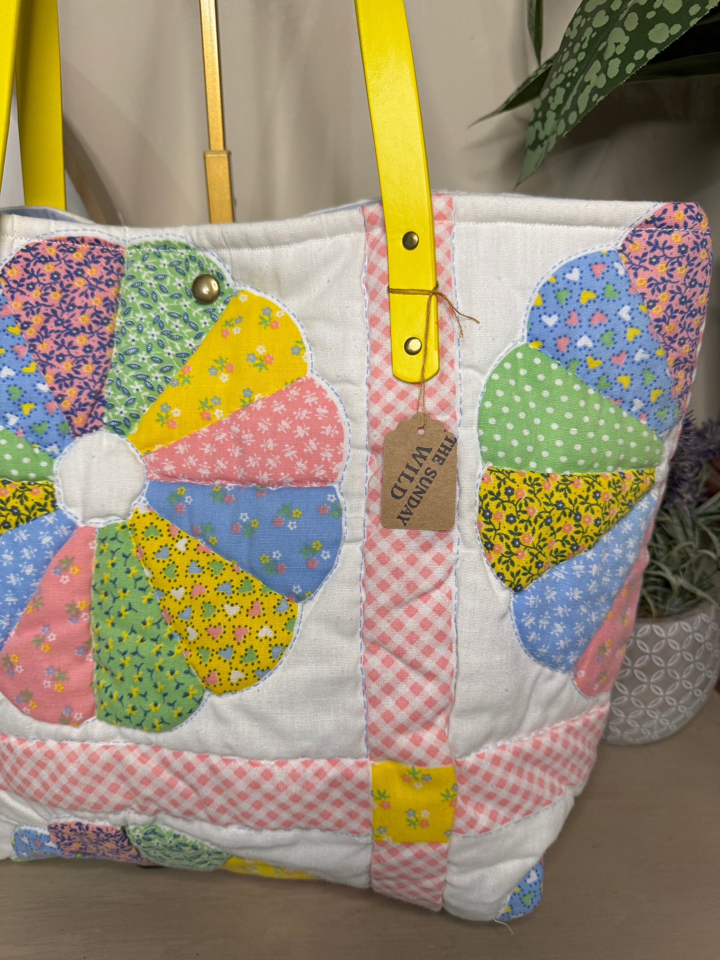 Quilted Dreams - Up-cycled Tote