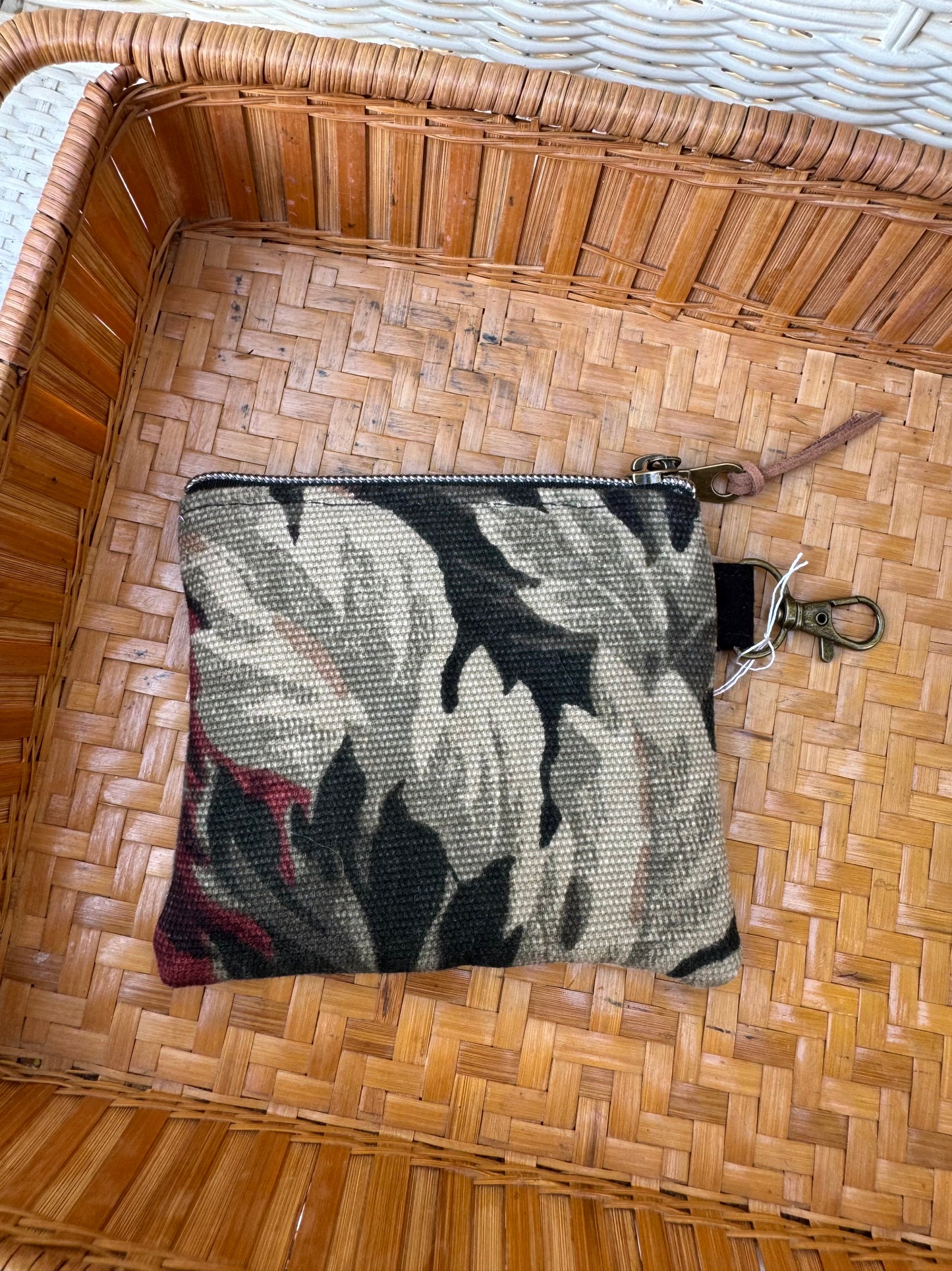 Handmade Vintage Keychain Pouch