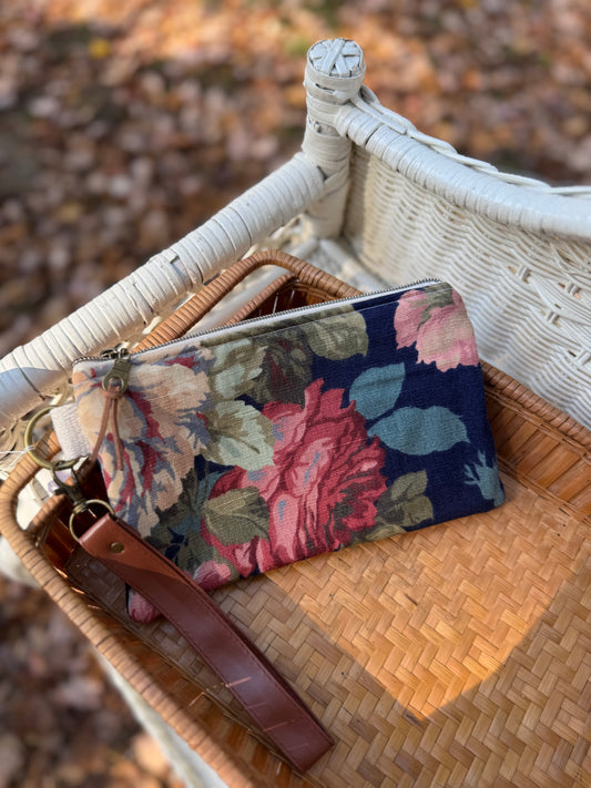 Handmade Vintage Wristlet