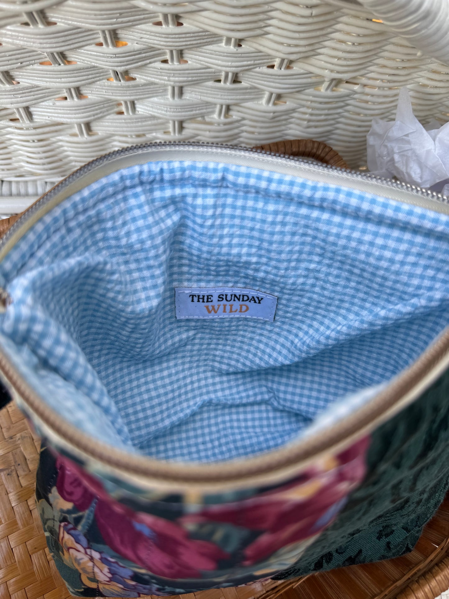 Handmade Vintage Cosmetic Bag