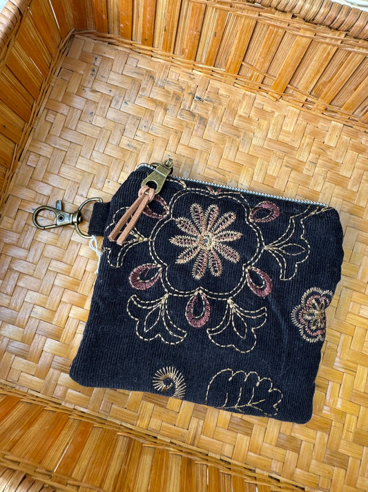 Handmade Vintage Keychain Pouch
