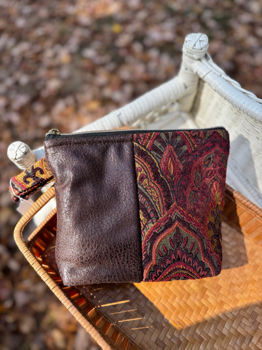 Handmade Vintage Cosmetic Bag