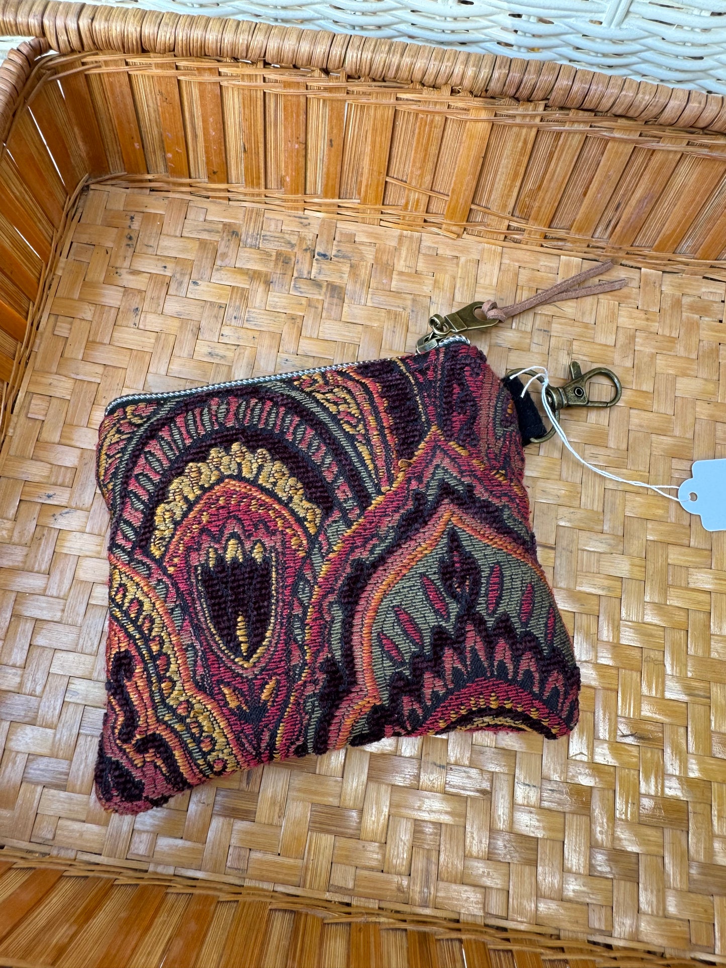 Handmade Vintage Keychain Pouch