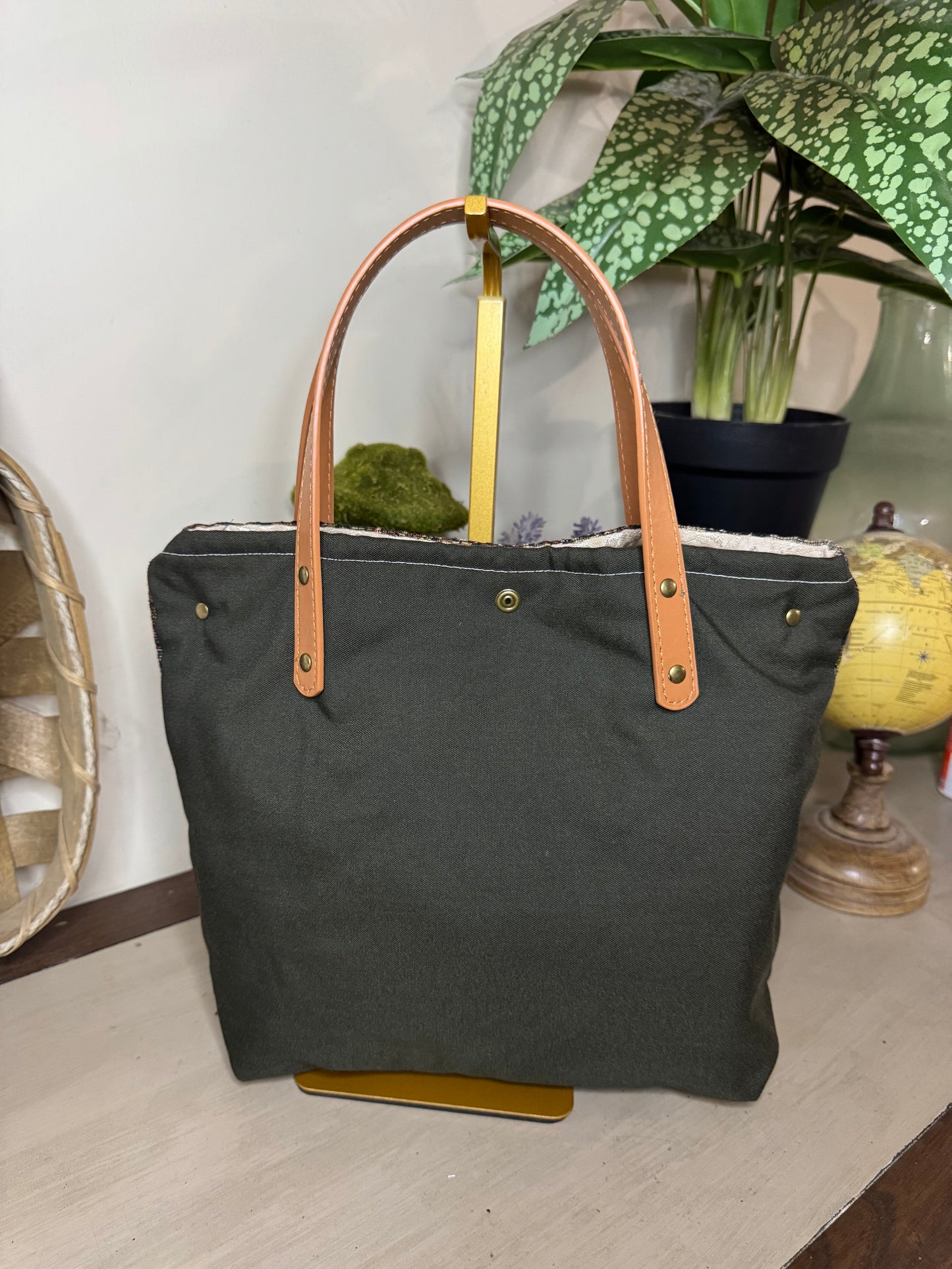 Safari Tapestry - Up-cycled Tote/Crossbody