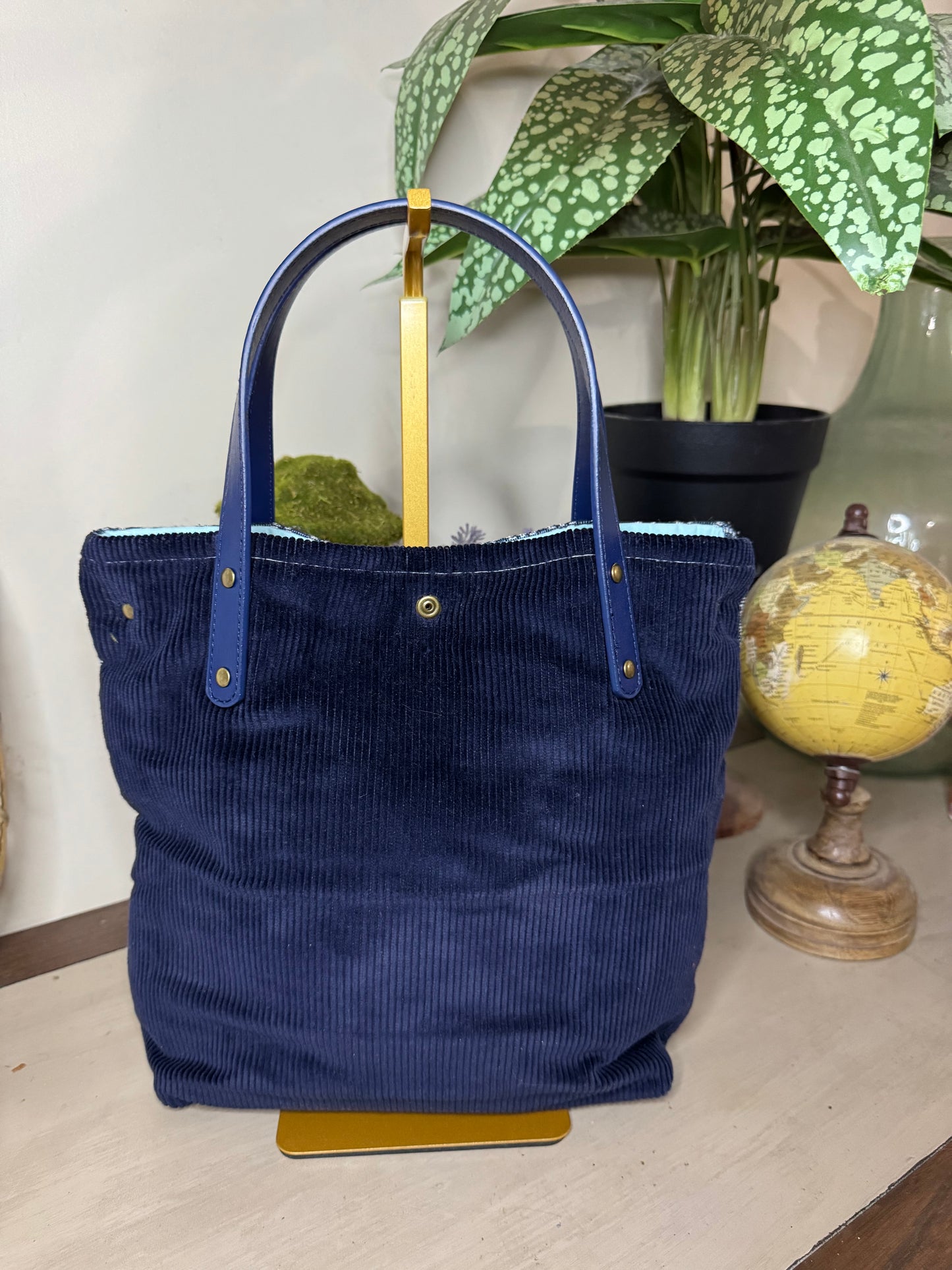 Bouquet Tapestry - Up-cycled Tote/Crossbody