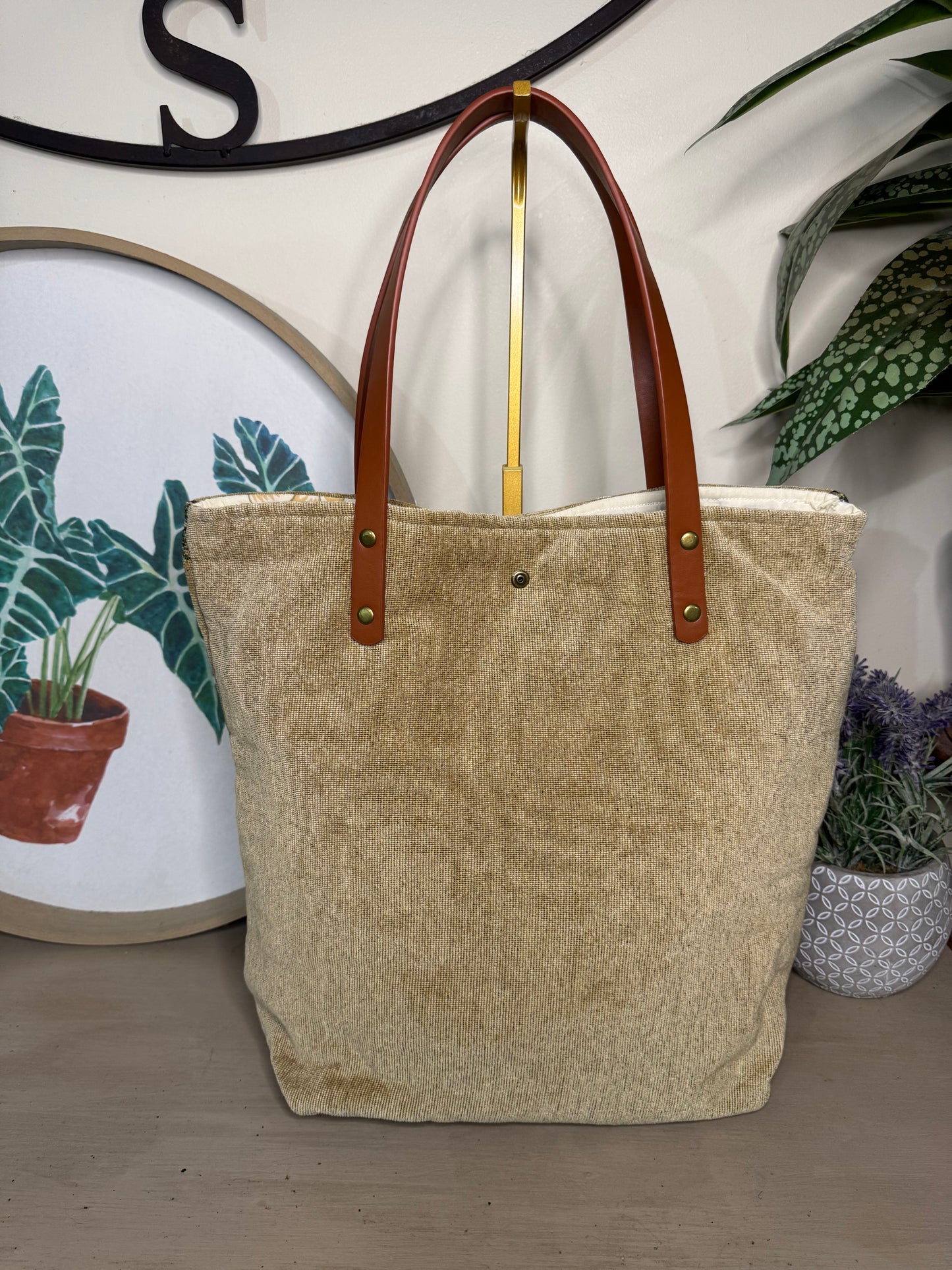 Pineapple - Up-cycled Tote