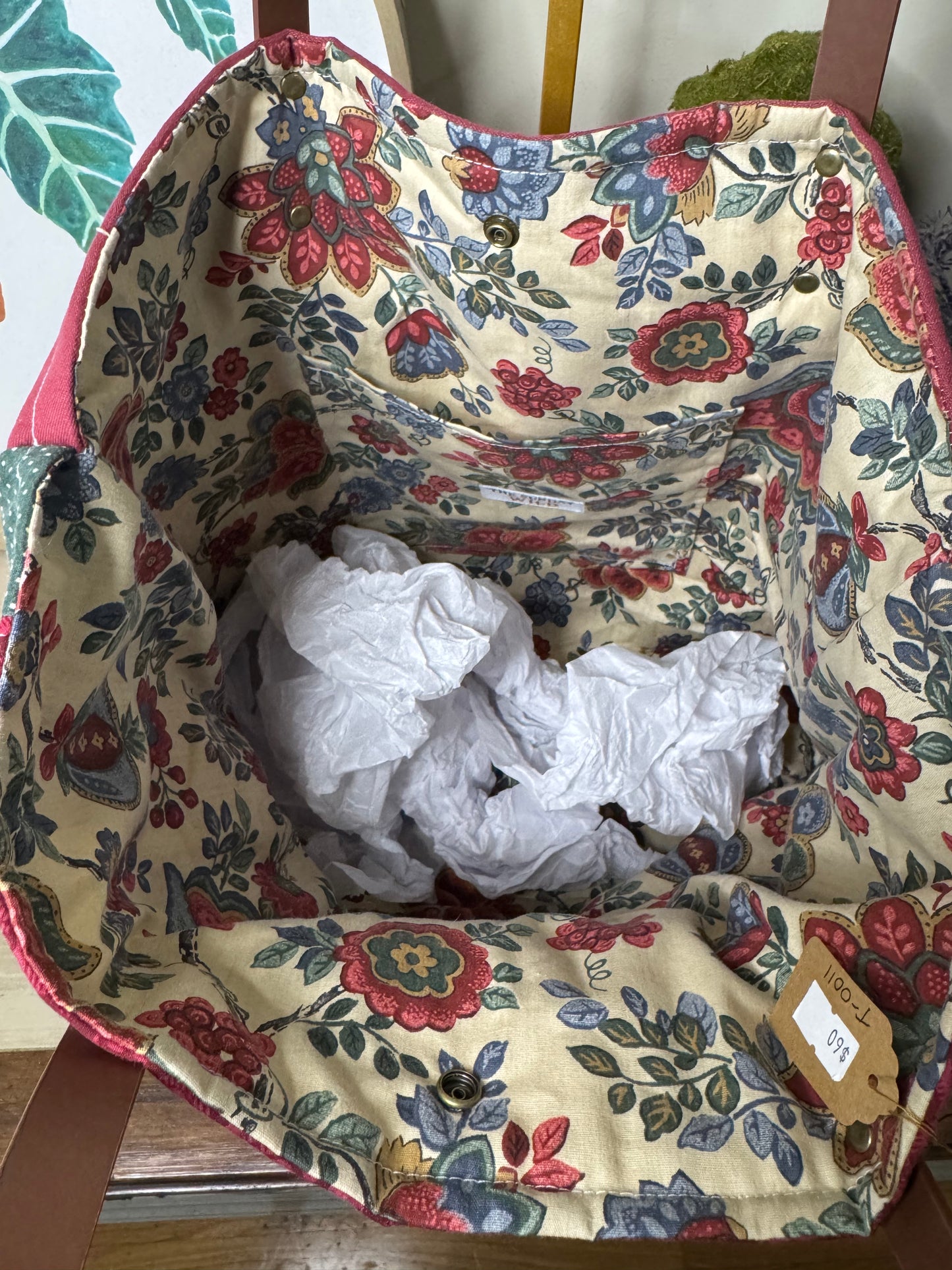 Quilted Star - Up-cycled Tote