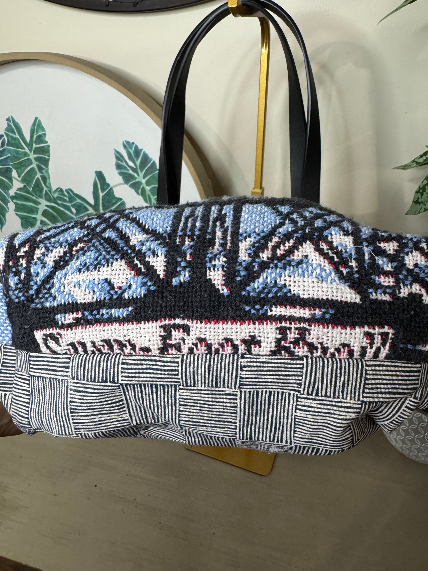 Lighthouse Tapestry - Up-cycled Tote