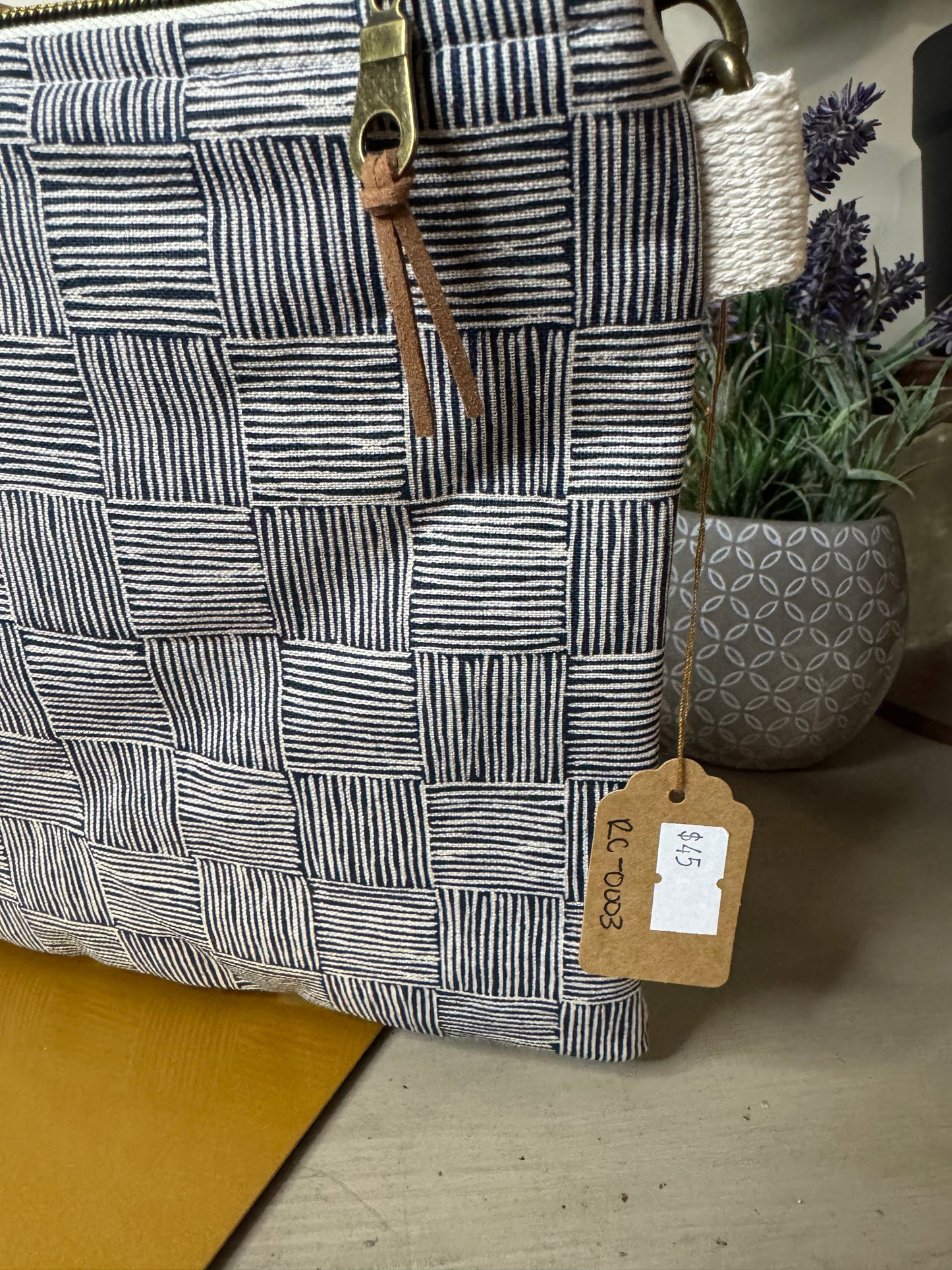 Quilted Lighthouse - Up-cycled Crossbody