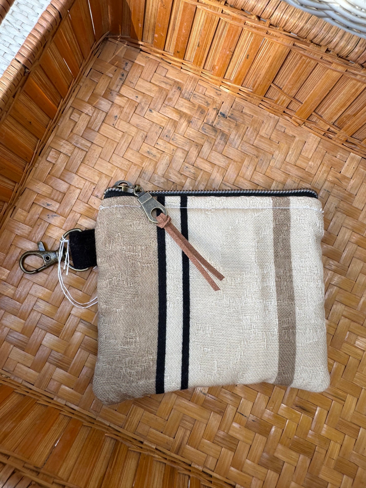 Handmade Vintage Keychain Pouch