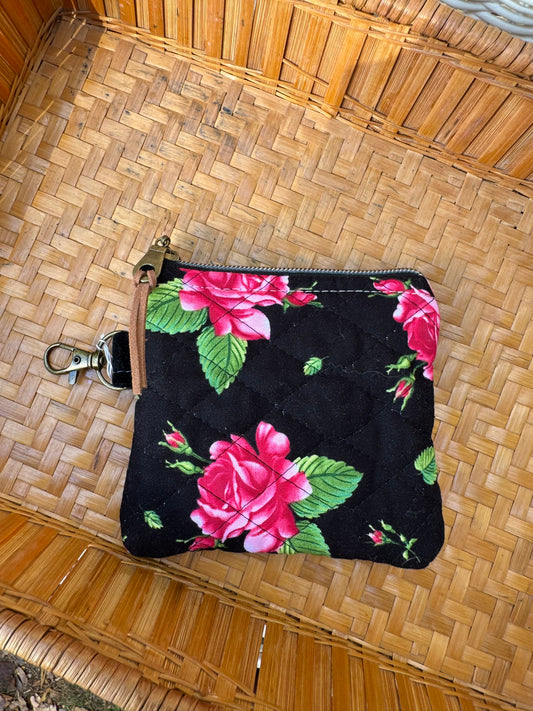 Handmade Vintage Keychain Pouch