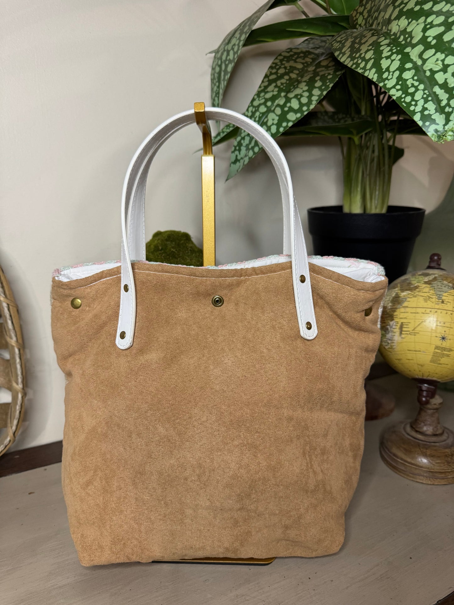 Cat Tapestry - Up-cycled Tote/Crossbody