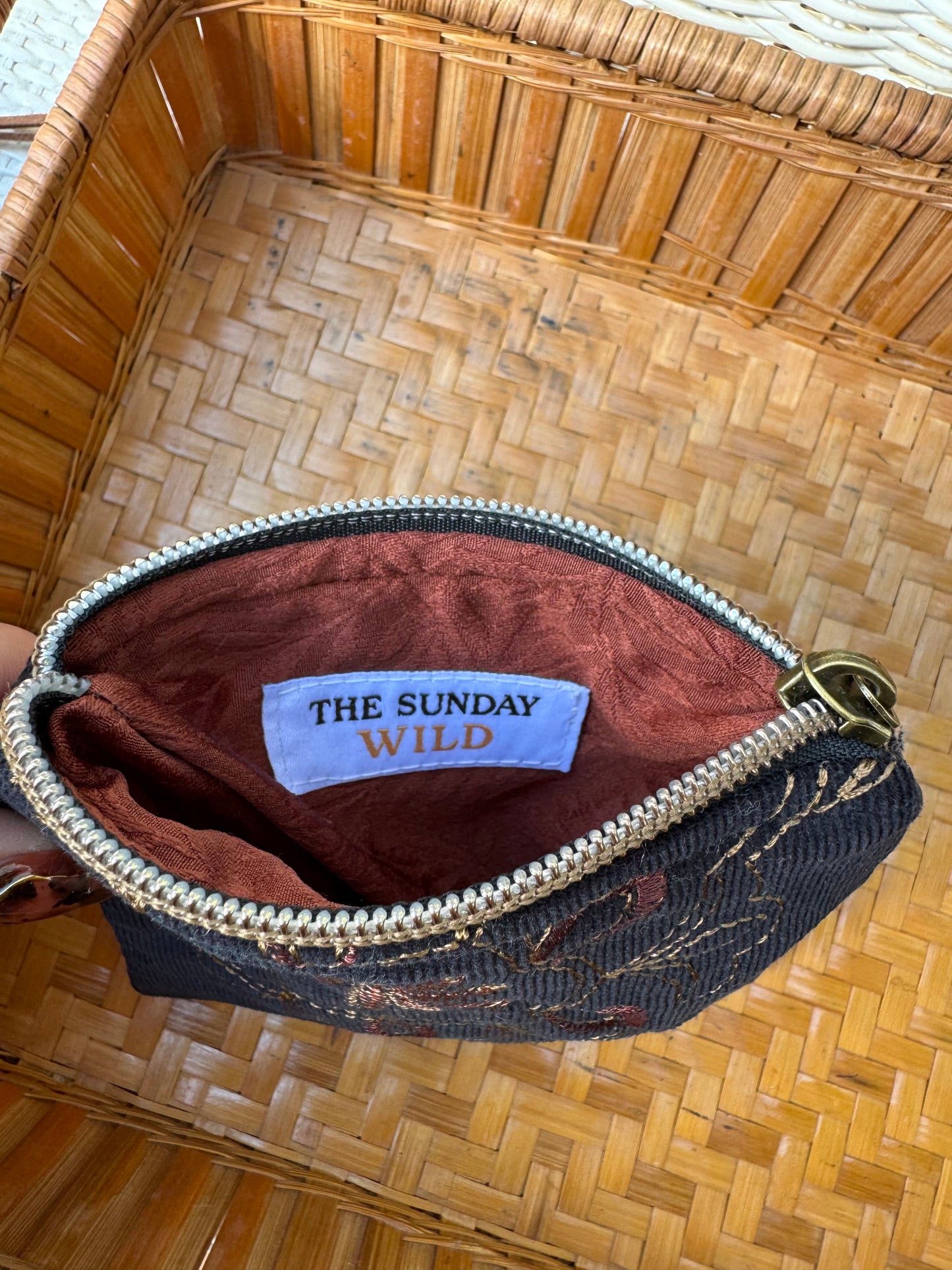 Handmade Vintage Keychain Pouch