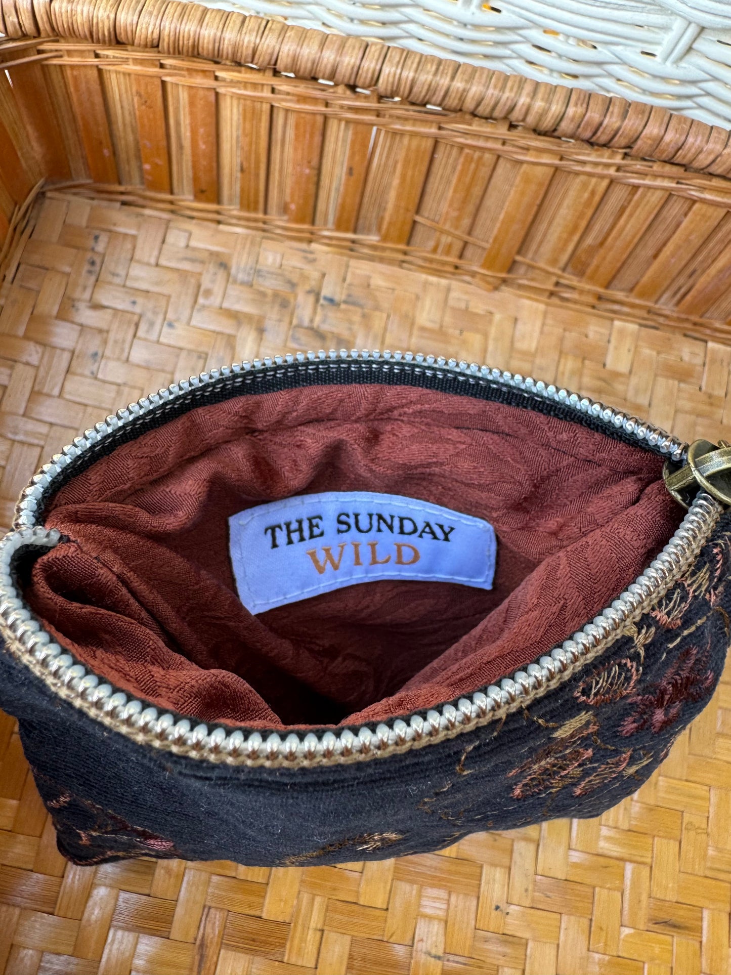 Handmade Vintage Keychain Pouch