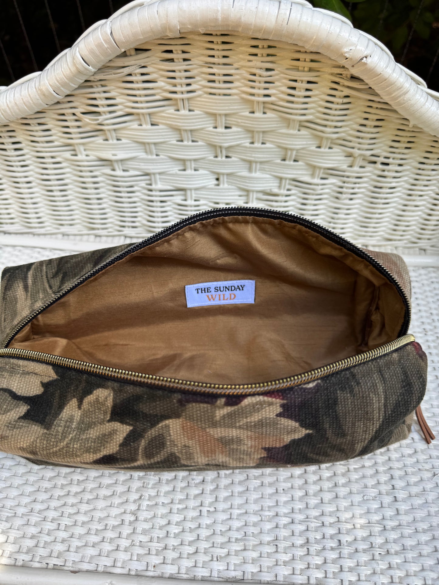 Handmade Vintage Travel Bag