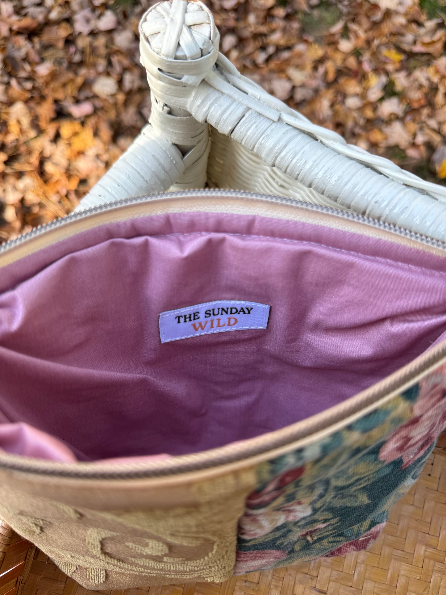 Handmade Vintage Cosmetic Bag
