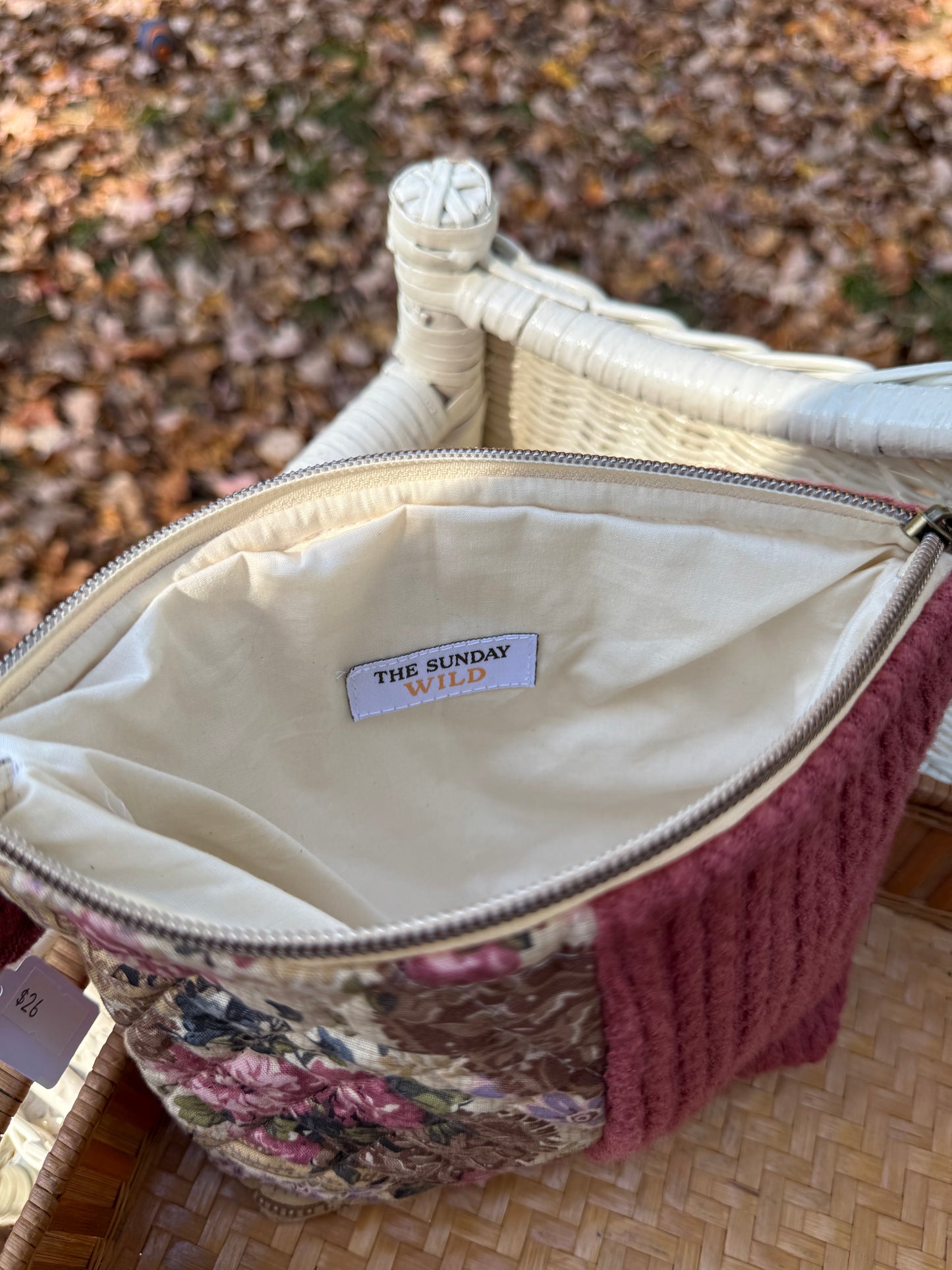 Handmade Vintage Cosmetic Bag