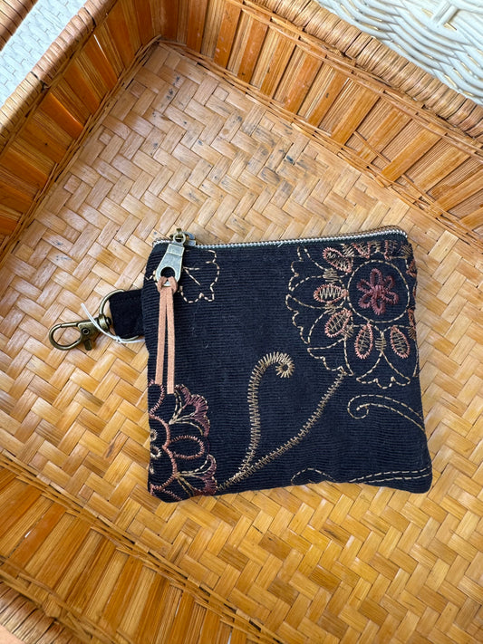 Handmade Vintage Keychain Pouch