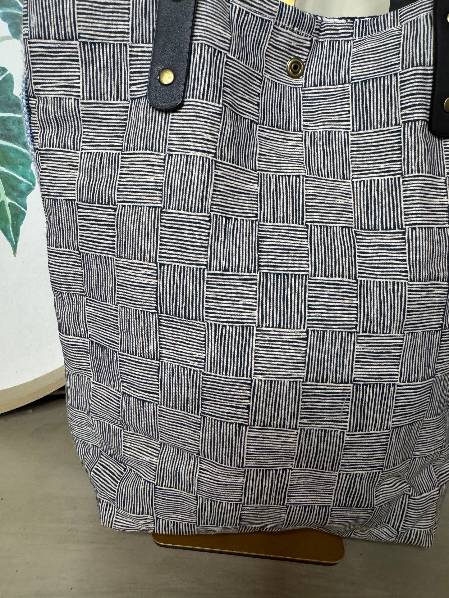 Lighthouse Tapestry - Up-cycled Tote