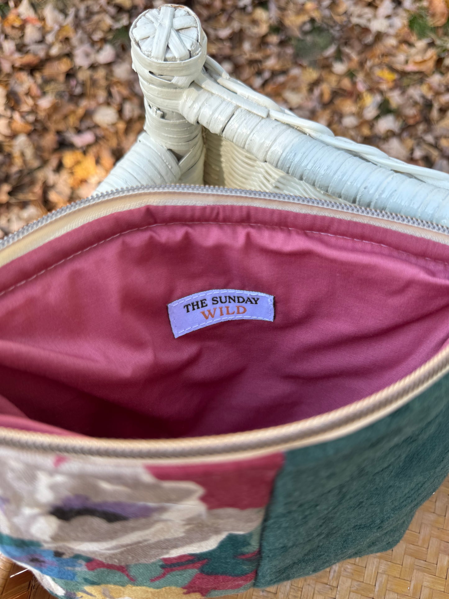 Handmade Vintage Cosmetic Bag