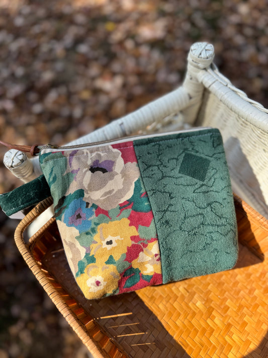 Handmade Vintage Cosmetic Bag