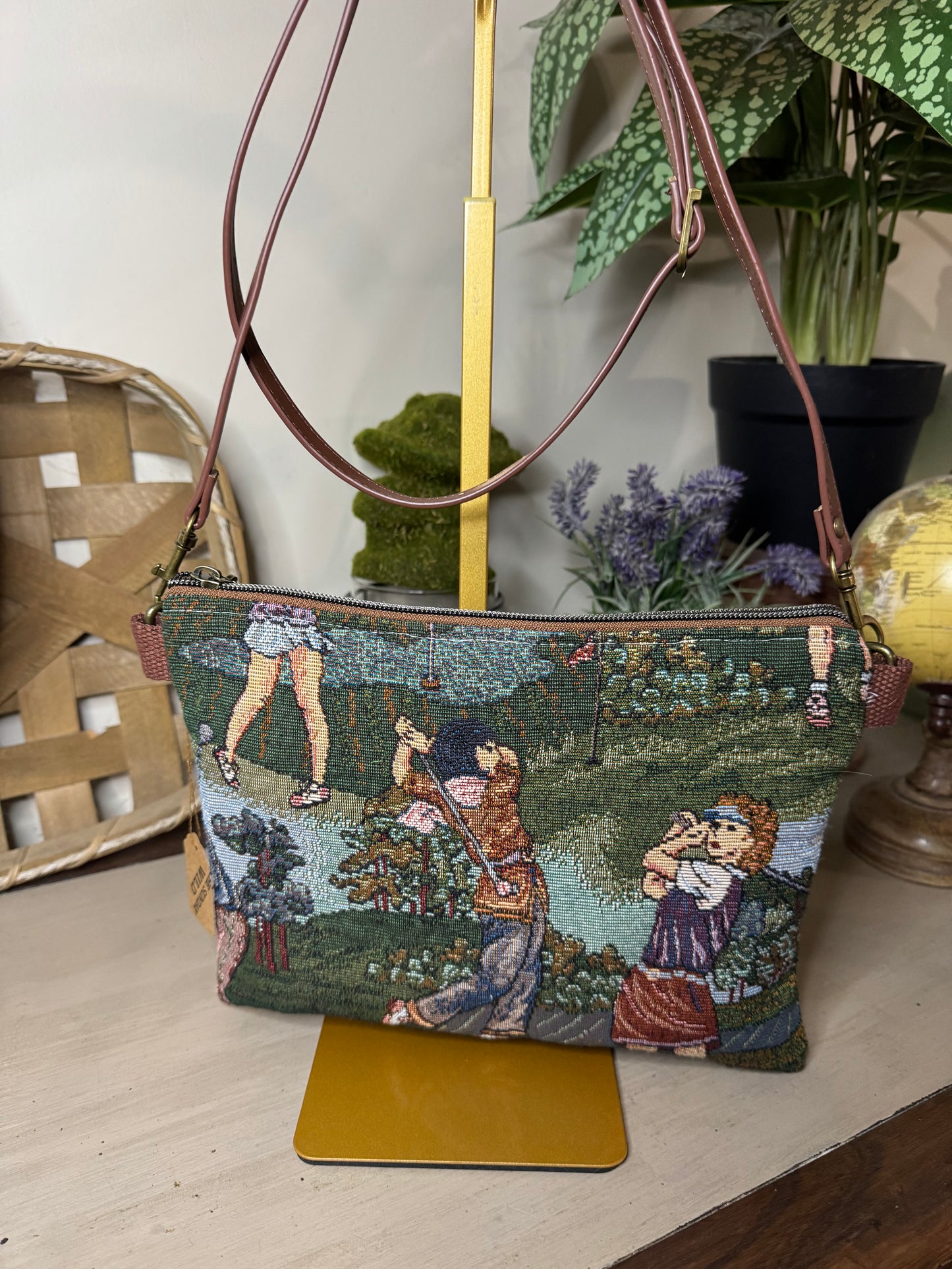Vintage Women’s Golf - Up-cycled Crossbody