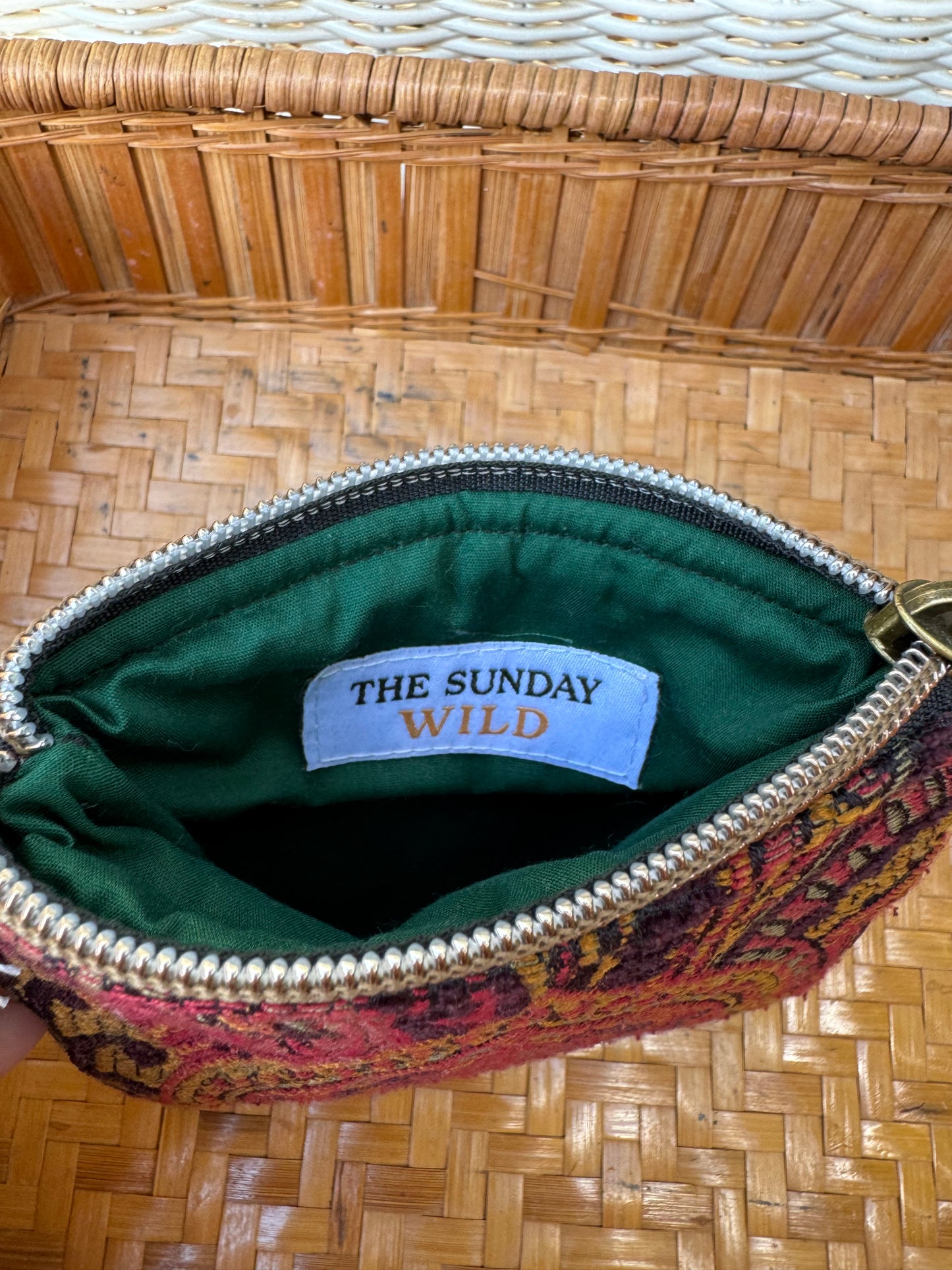 Handmade Vintage Keychain Pouch