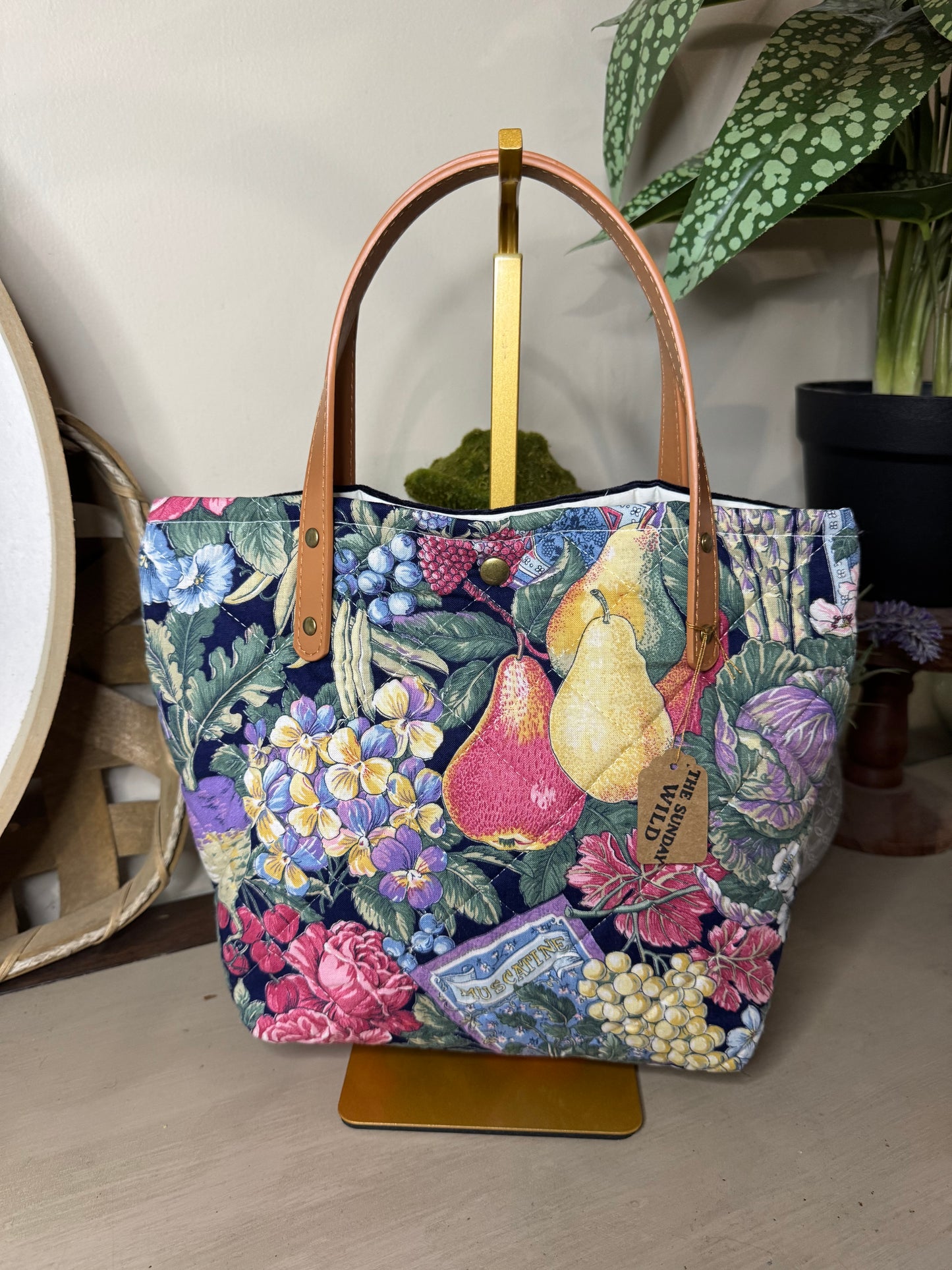 Farmer’s Market - Up-cycled Tote/Crossbody