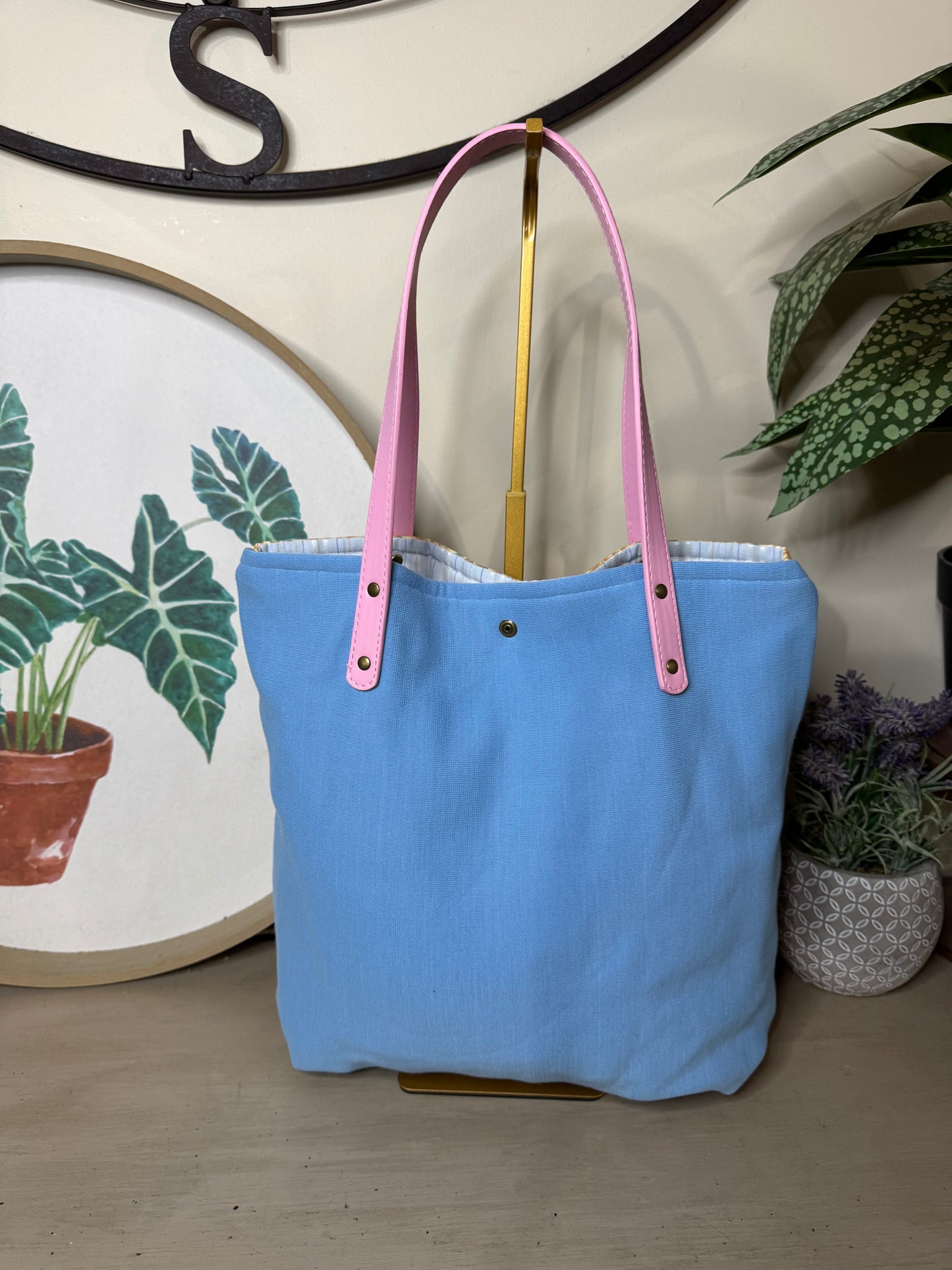 Vintage Carousel - Up-cycled Tote
