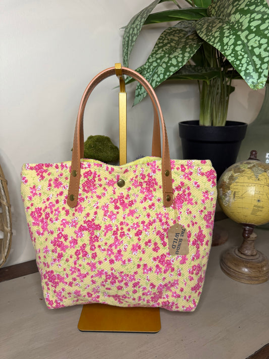 Wildflowers - Up-cycled Tote/Crossbody