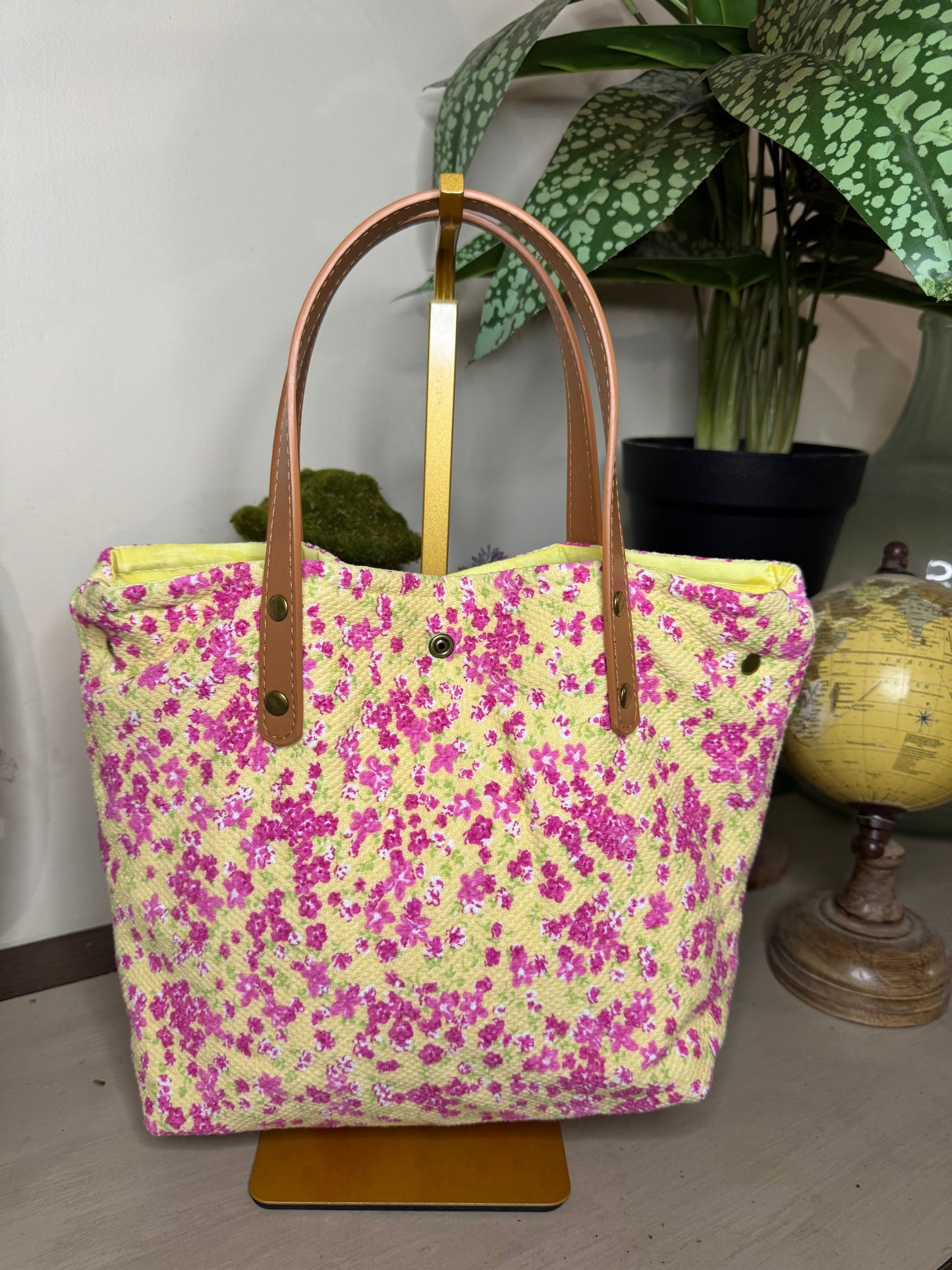 Wildflowers - Up-cycled Tote/Crossbody