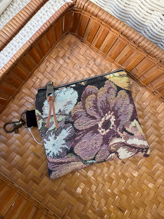 Handmade Vintage Keychain Pouch