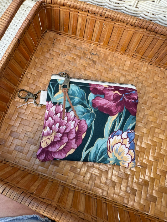 Handmade Vintage Keychain Pouch