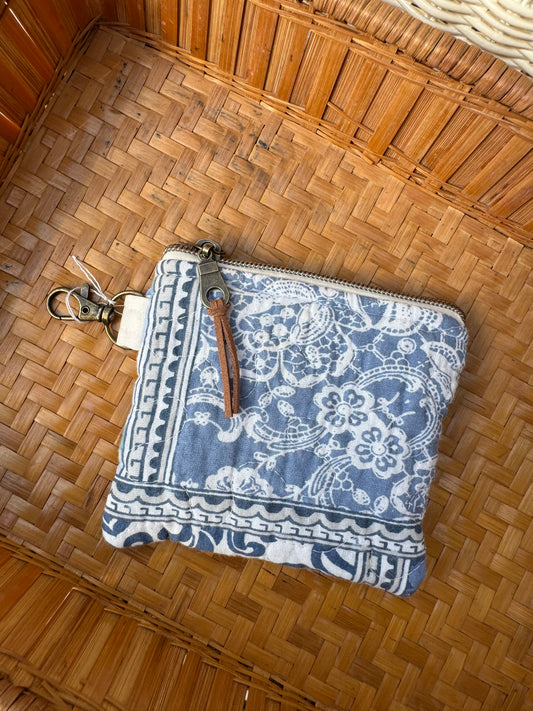 Handmade Vintage Keychain Pouch