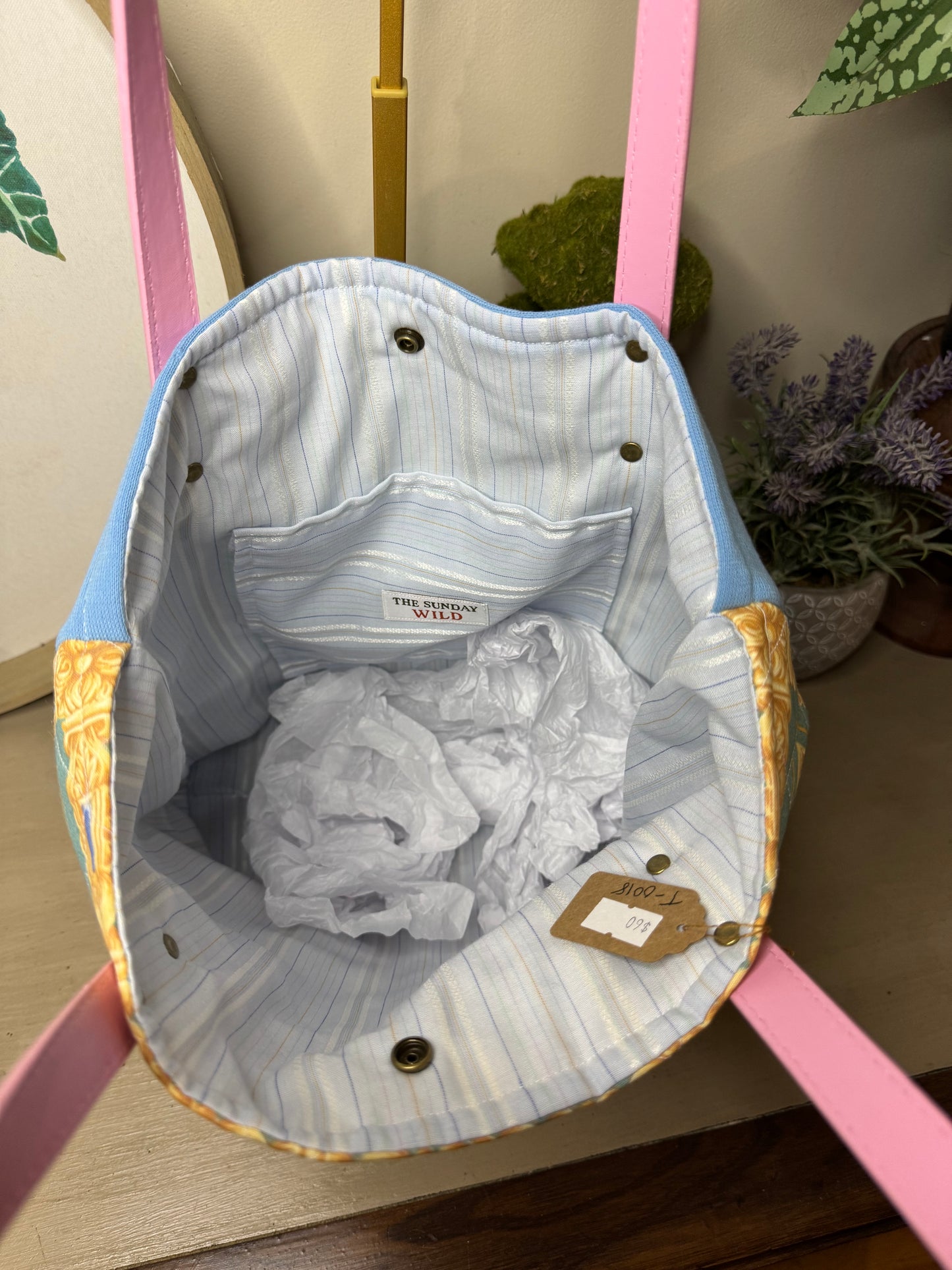 Vintage Carousel - Up-cycled Tote