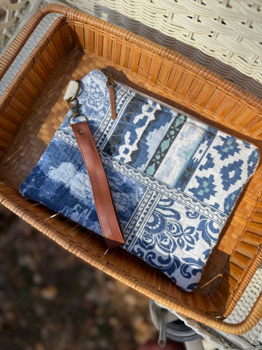Handmade Vintage LG Wristlet