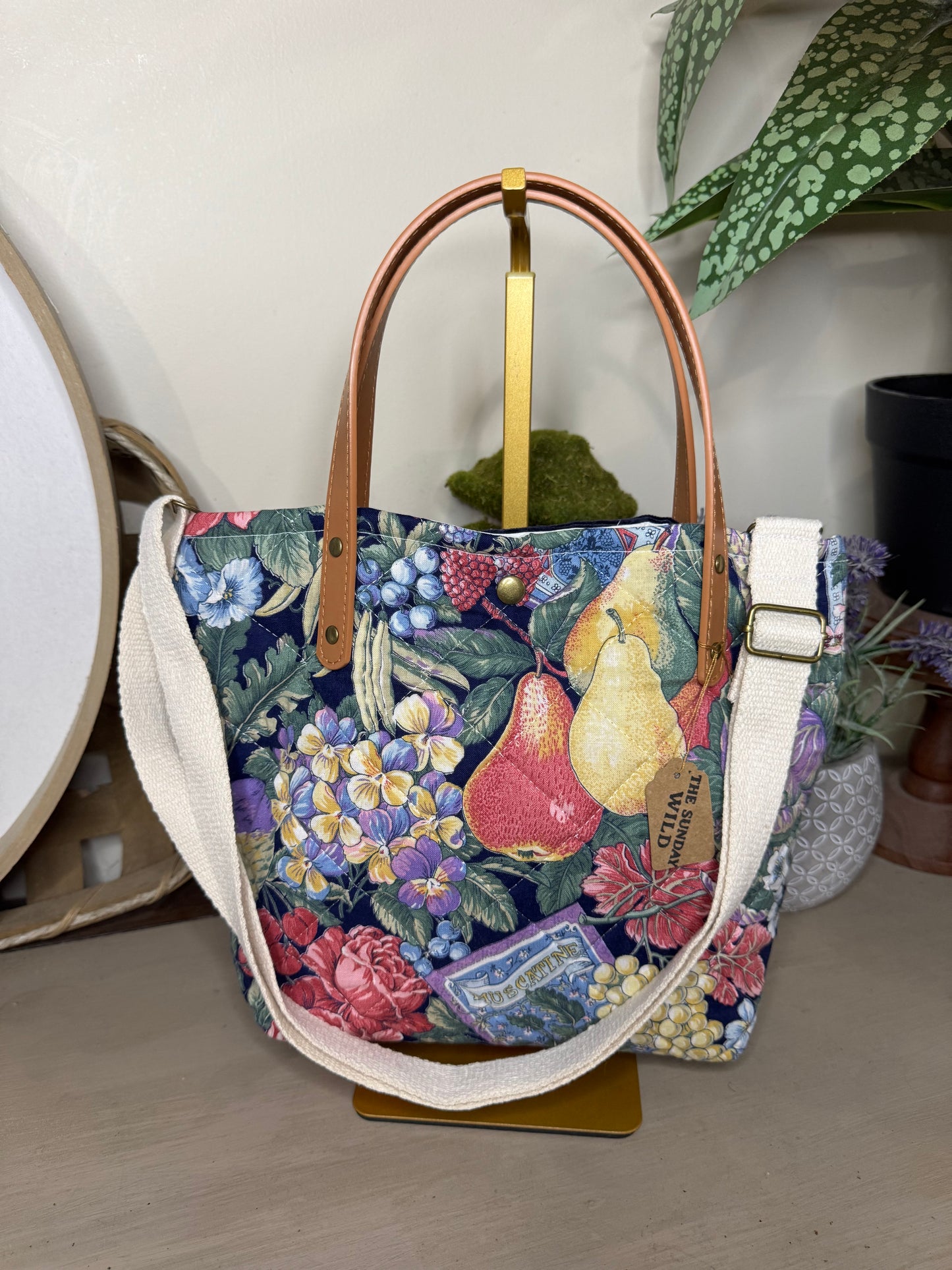 Farmer’s Market - Up-cycled Tote/Crossbody